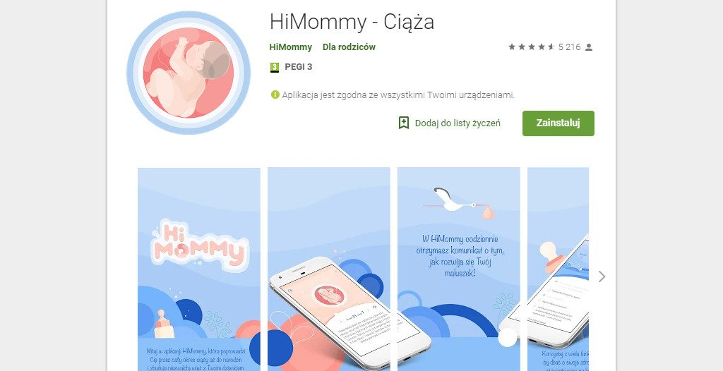 Aplikacje ciążowe - HiMommy - Blog - Sklep-Smile.pl