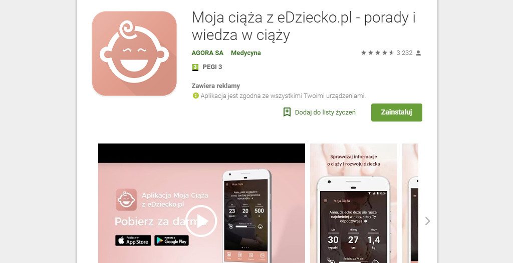 Aplikacje ciążowe - Moja ciąża z eDziecko.pl - Blog - Sklep-Smile.pl