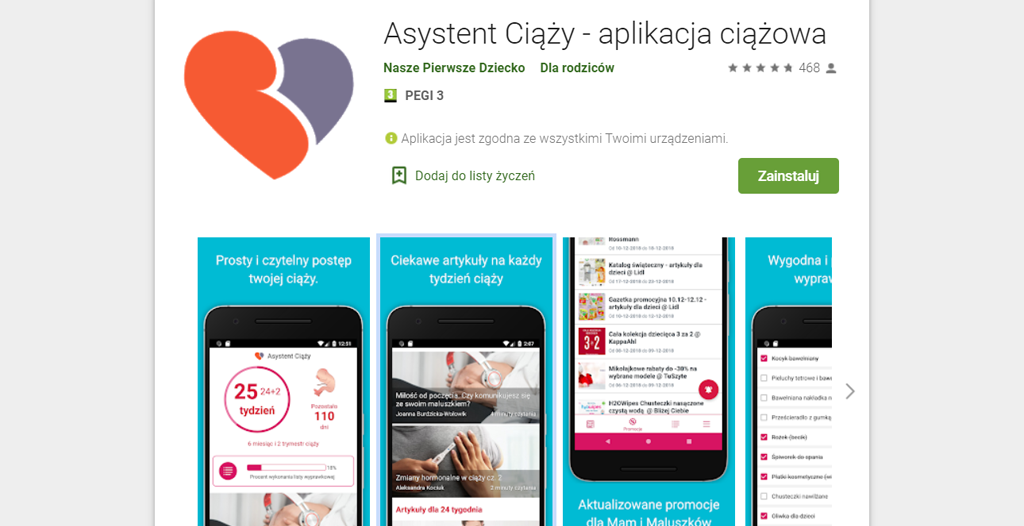 Aplikacje ciążowe - Asystent Ciąży - Blog - Sklep-Smile.pl