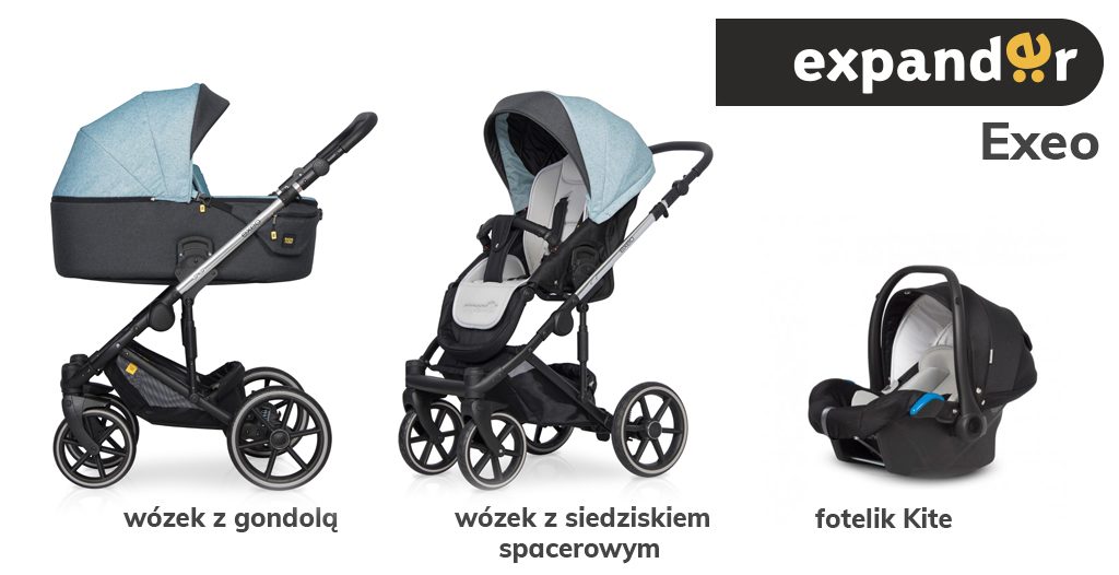 Jaki wózek 3w1 do 1500 zł - Expander Exeo