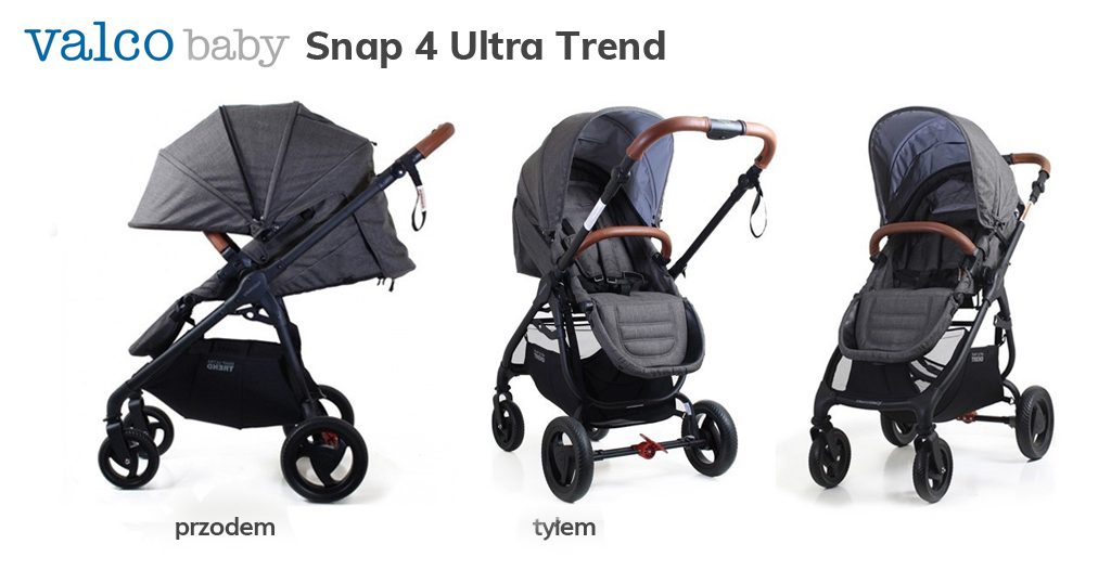 Jaka spacerówka z przekładanym siedziskiem - Valco Baby Snap 4 Ultra Trend