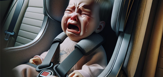 dlaczego dziecko płacze w foteliku samochodowym