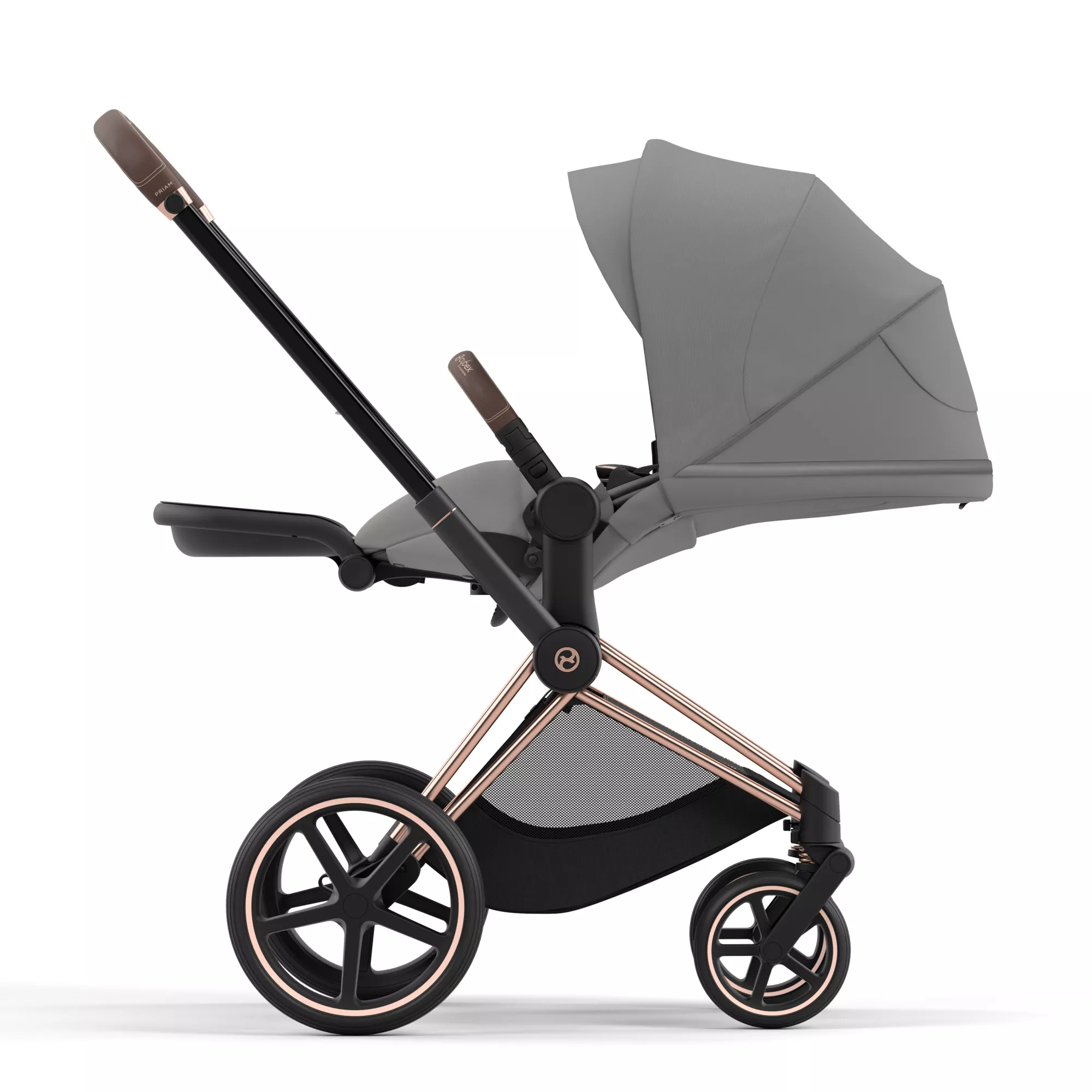 Cybex Priam 4.0 - 2w1 | Mirage Grey (Rosegold Frame) Cybex Priam 4.0 - 2w1 | Mirage Grey (Rosegold Frame)
