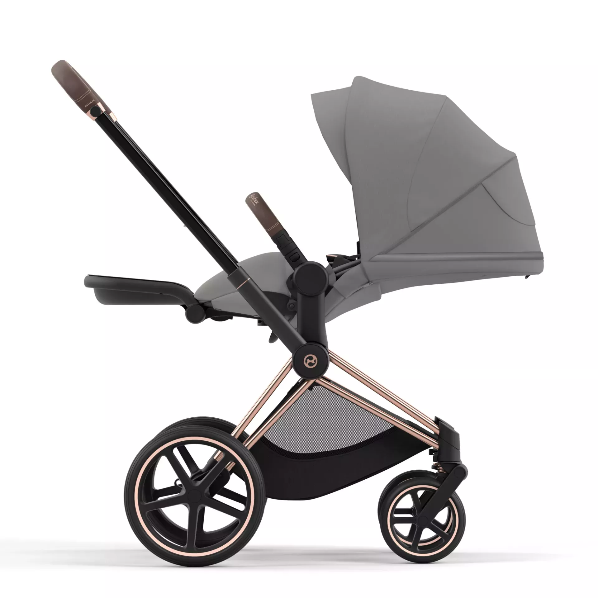Cybex Priam 4.0 - 2w1 | Mirage Grey (Rosegold Frame) Cybex Priam 4.0 - 2w1 | Mirage Grey (Rosegold Frame)
