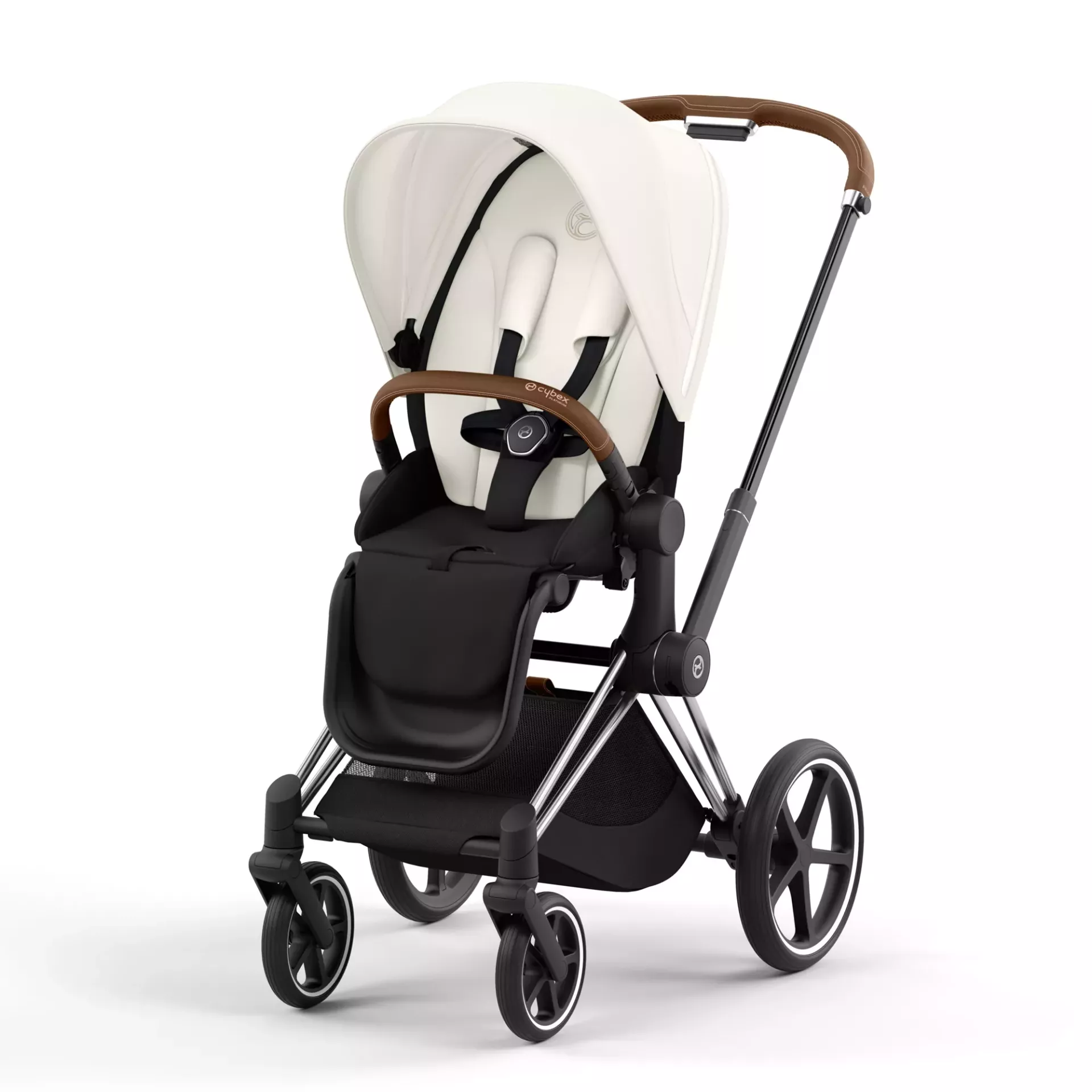 Cybex Priam 4.0 - 2w1 | Off White (Chrome Brown Frame) Cybex Priam 4.0 - 2w1 | Off White (Chrome Brown Frame)