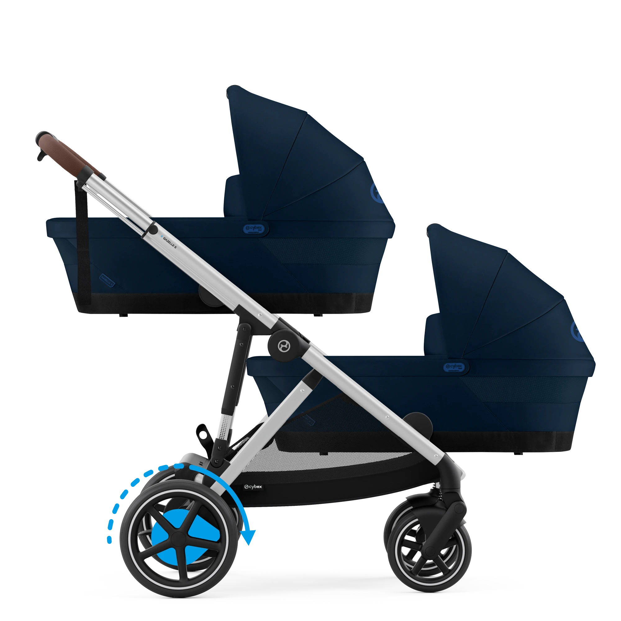Cybex e-Gazelle S Twin | Ocean Blue