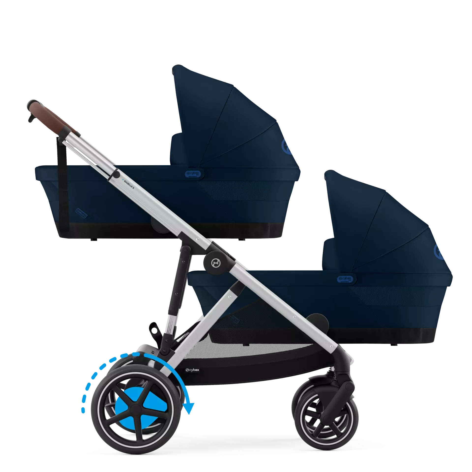 Cybex e-Gazelle S Twin | Ocean Blue