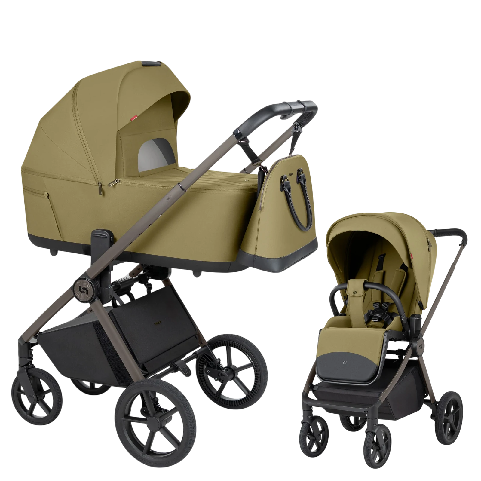 Carrello Ultra F + GRATIS - wózek 2w1 | Clover Green