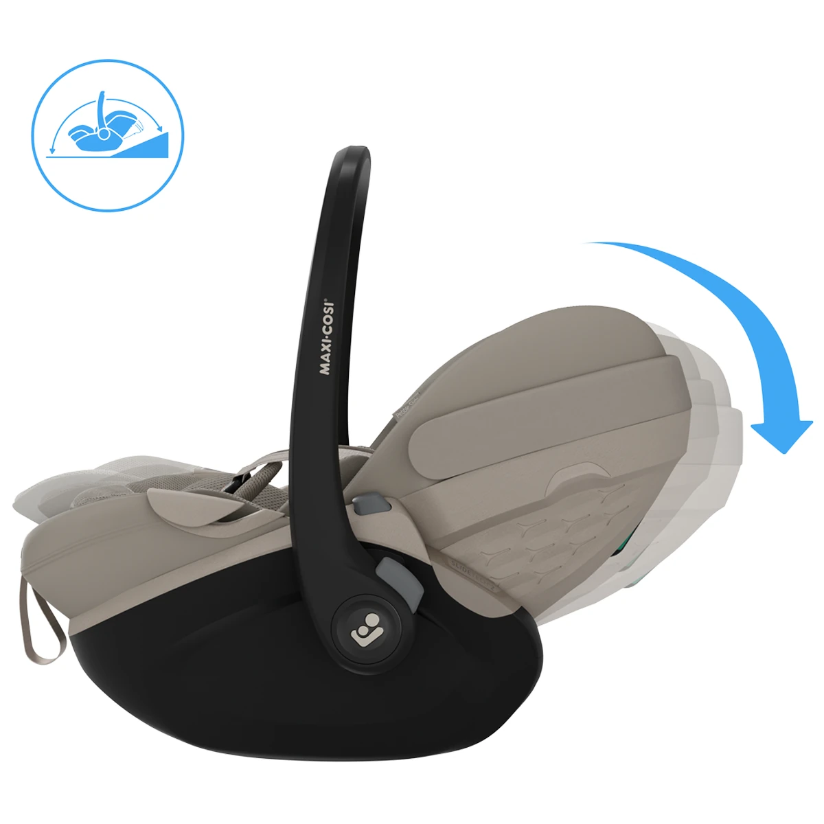 Maxi-Cosi Pebble Slide Pro + baza FamilyFix Slide Pro | Sapphire Sand