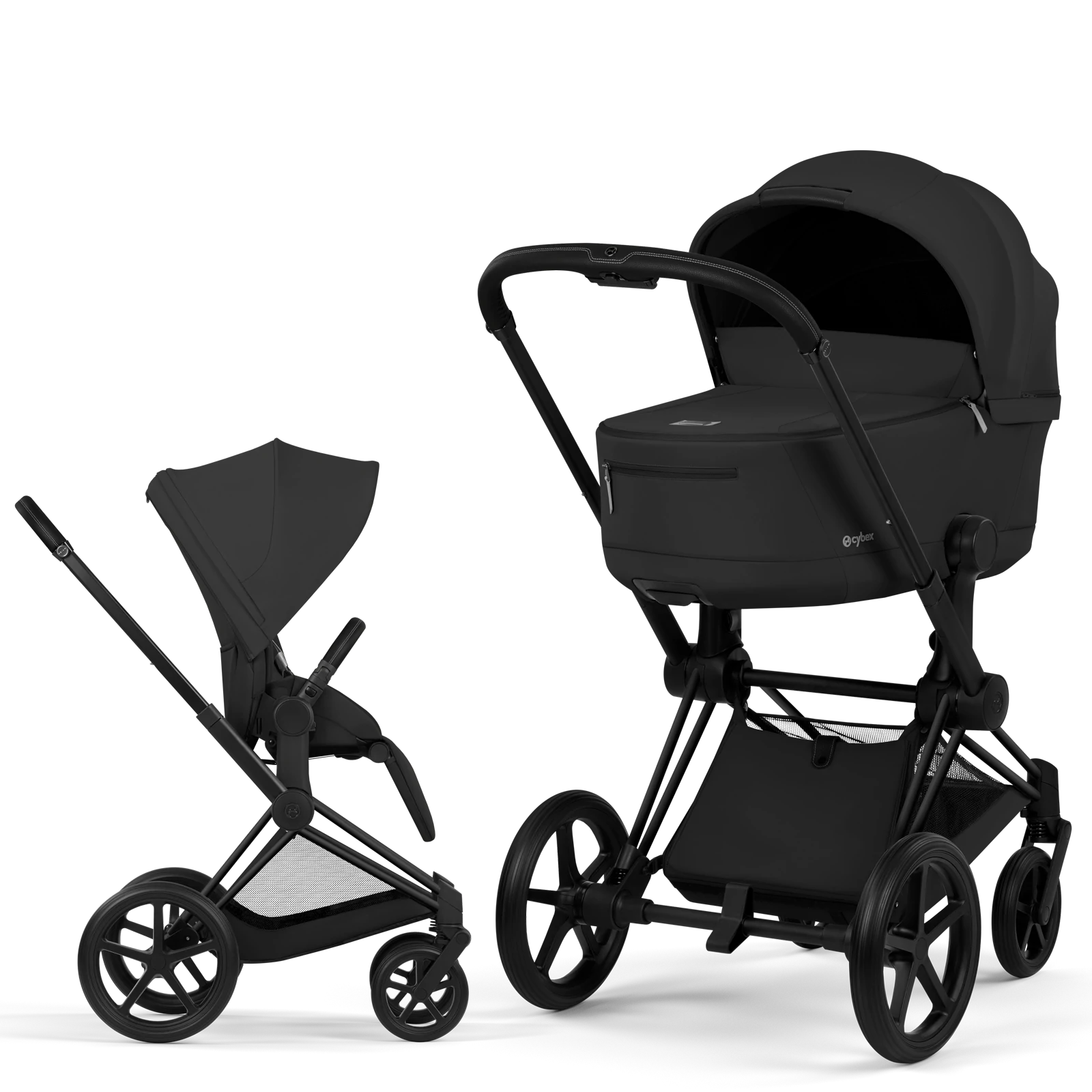 Cybex Priam 5.0 - wózek 2w1 | Sepia Black - Matt Black (Comfort)