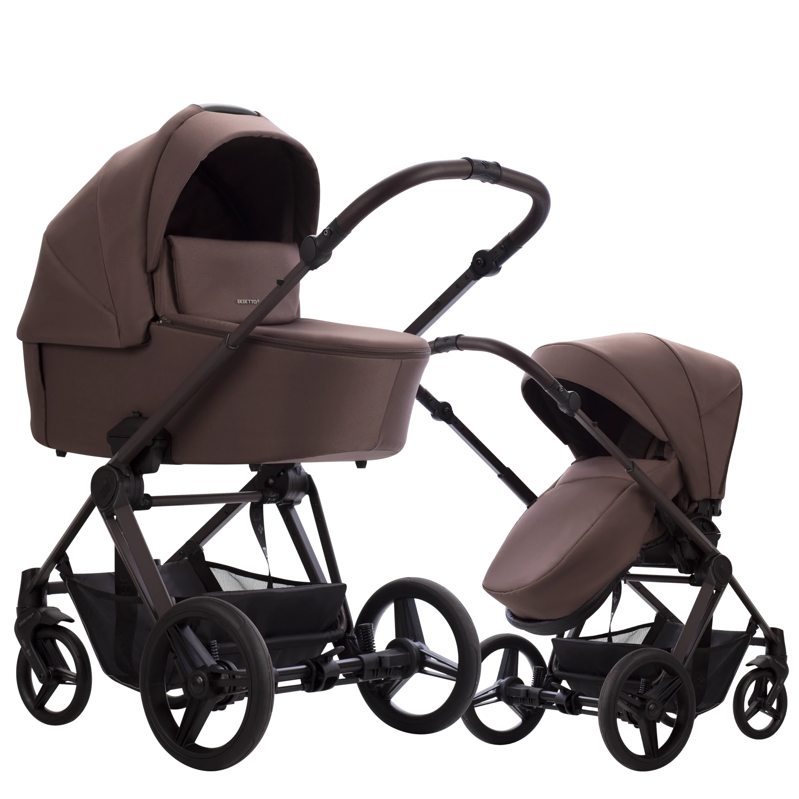 Bebetto Nuvio - wózek 2w1 | 03 Brown