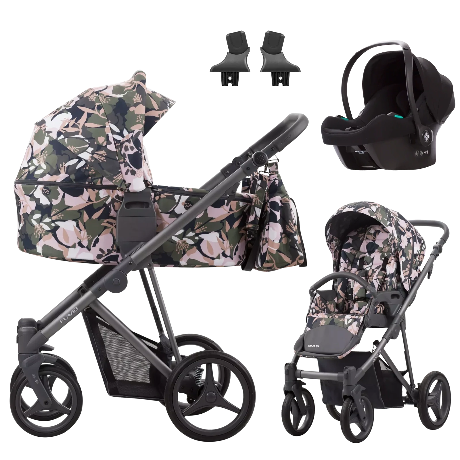 Bebetto Flavio + Bebetto Cosmo 2.0 +GRATIS - 3w1 | Flowers 01