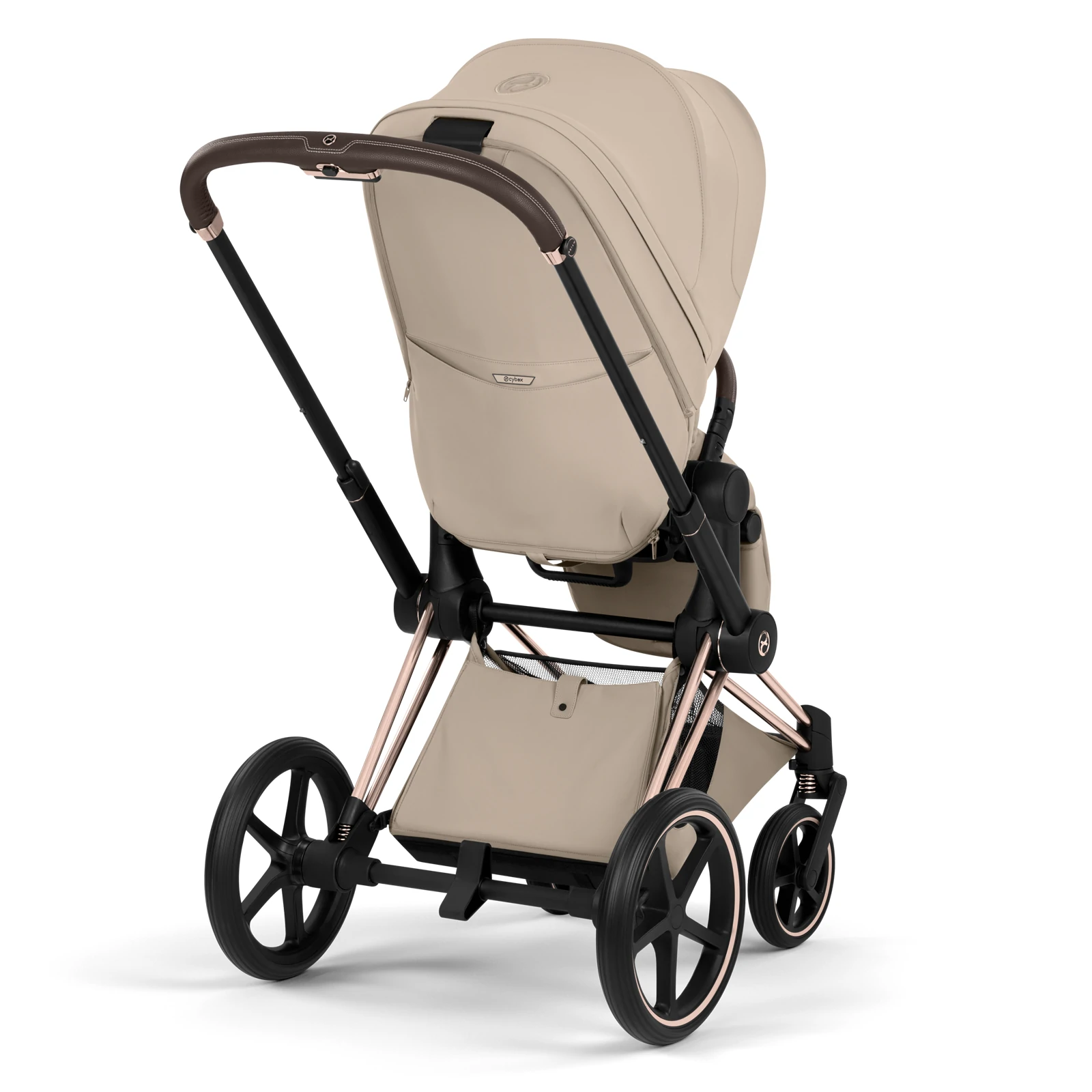 Cybex Priam 5.0 - wózek 4w1 | Cozy Beige - Rosegold (Style)
