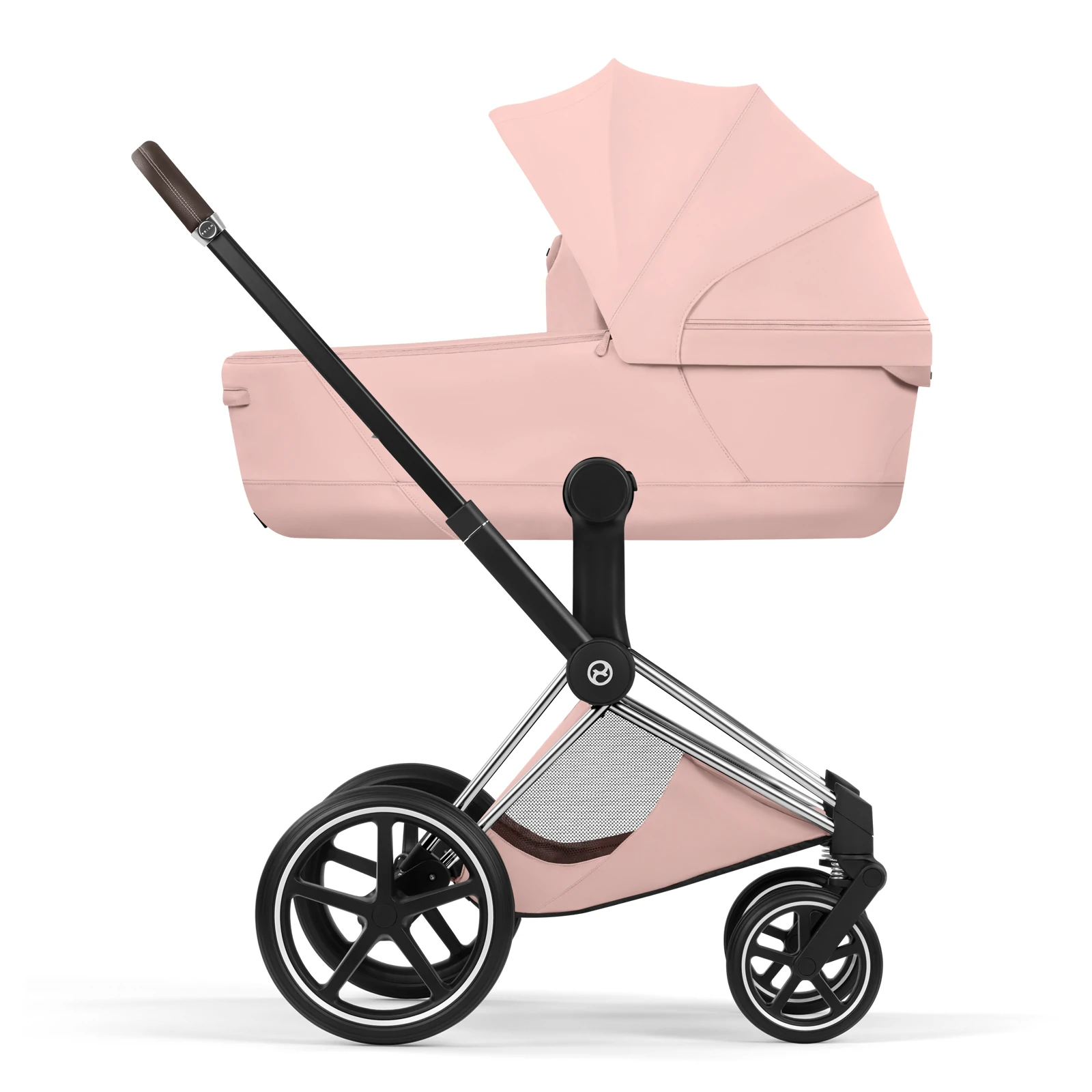 Cybex Priam 5.0 - wózek 4w1 | Peach Pink - Chrome (Style)