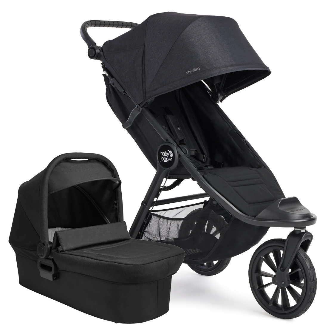 Baby Jogger City Elite 2 +GRATIS - 2w1 | Opulent Black