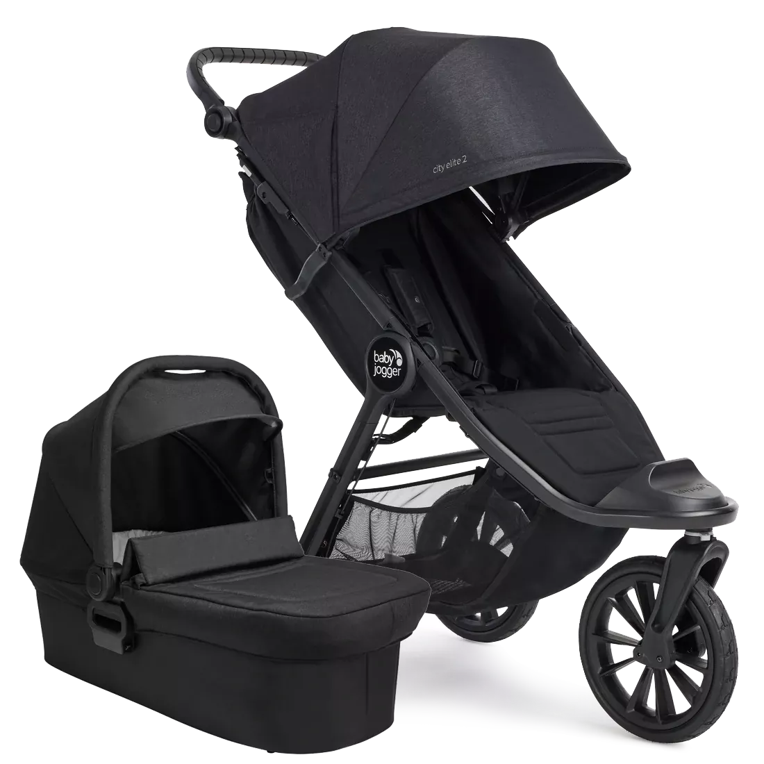 Baby Jogger City Elite 2 +GRATIS - 2w1 | Opulent Black