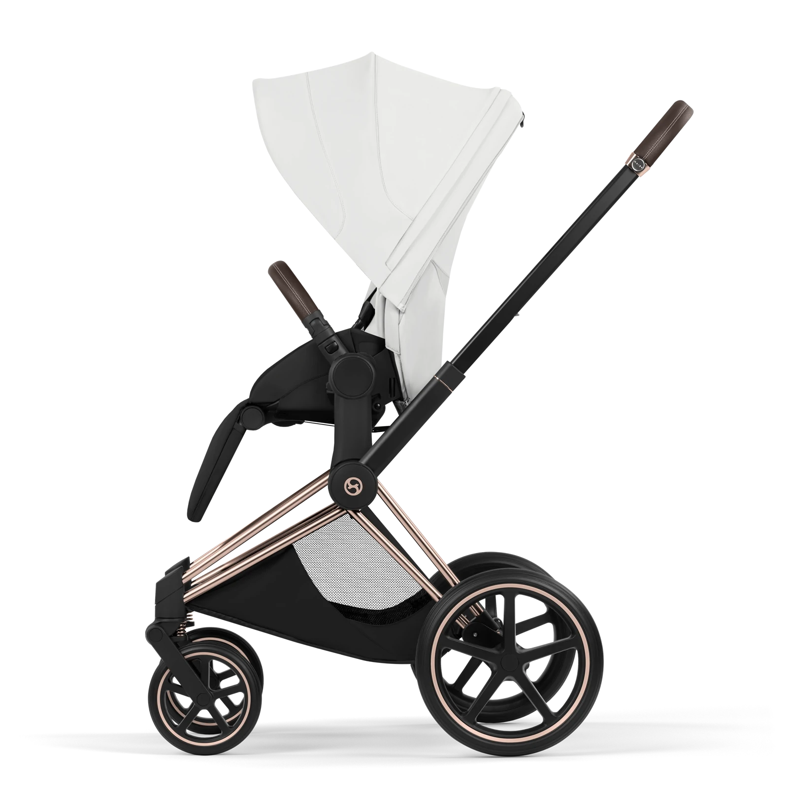 Cybex Priam 5.0 - wózek 4w1 | Off White - Rosegold (Style)