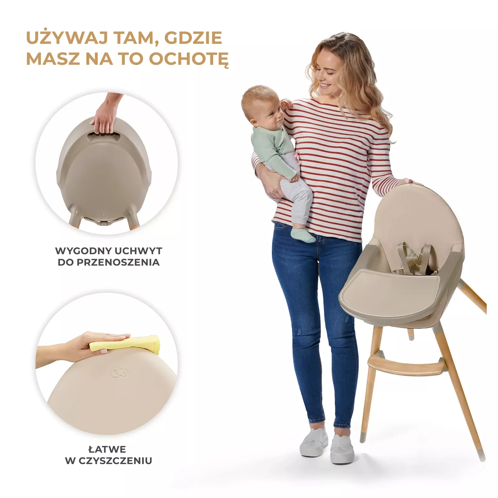 Kinderkraft Fini 2 | Beige Kinderkraft Fini 2 | Beige