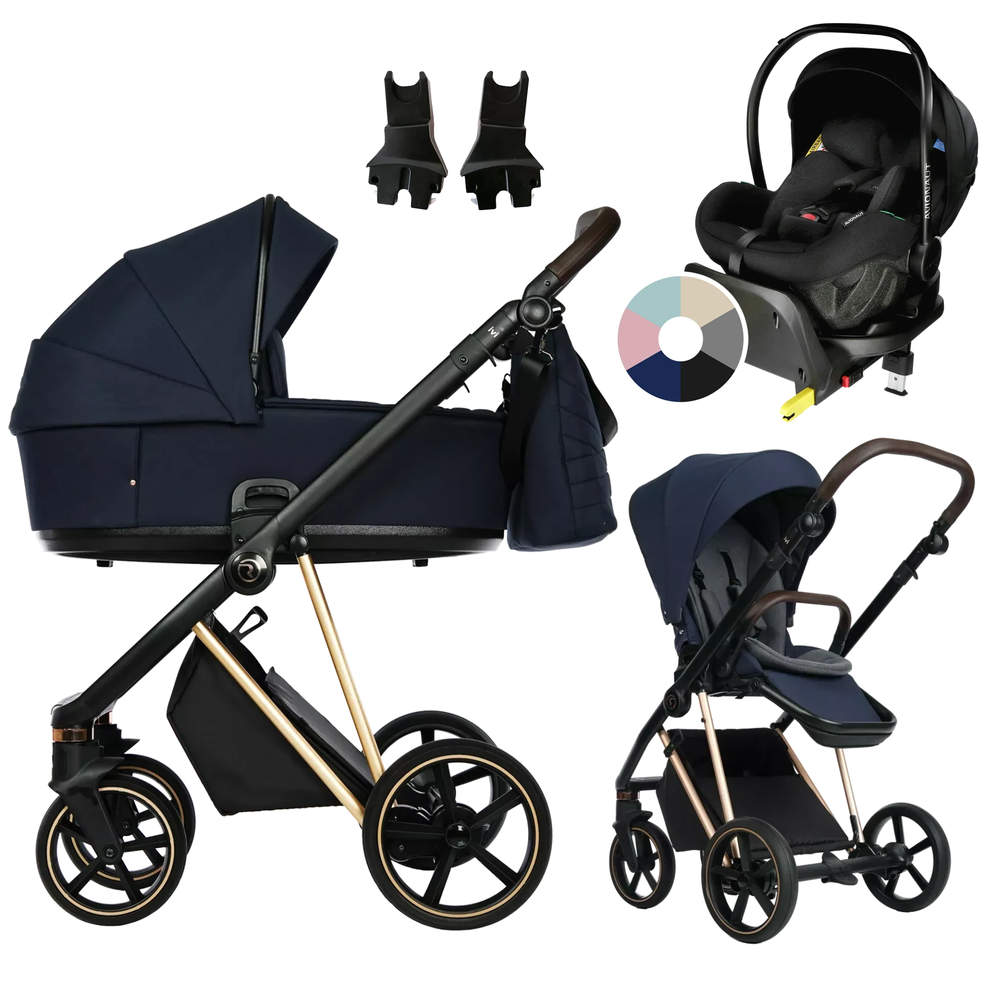 Roan Ivi 2.0 + Avionaut Pixel Pro 2.0 C + baza IQ Orbit +GRATIS - 4w1 | Mystic Blue Rosegold Roan Ivi 2.0 + Avionaut Pixel Pro 2.0 C + baza IQ Orbit +GRATIS - 4w1 | Mystic Blue Rosegold