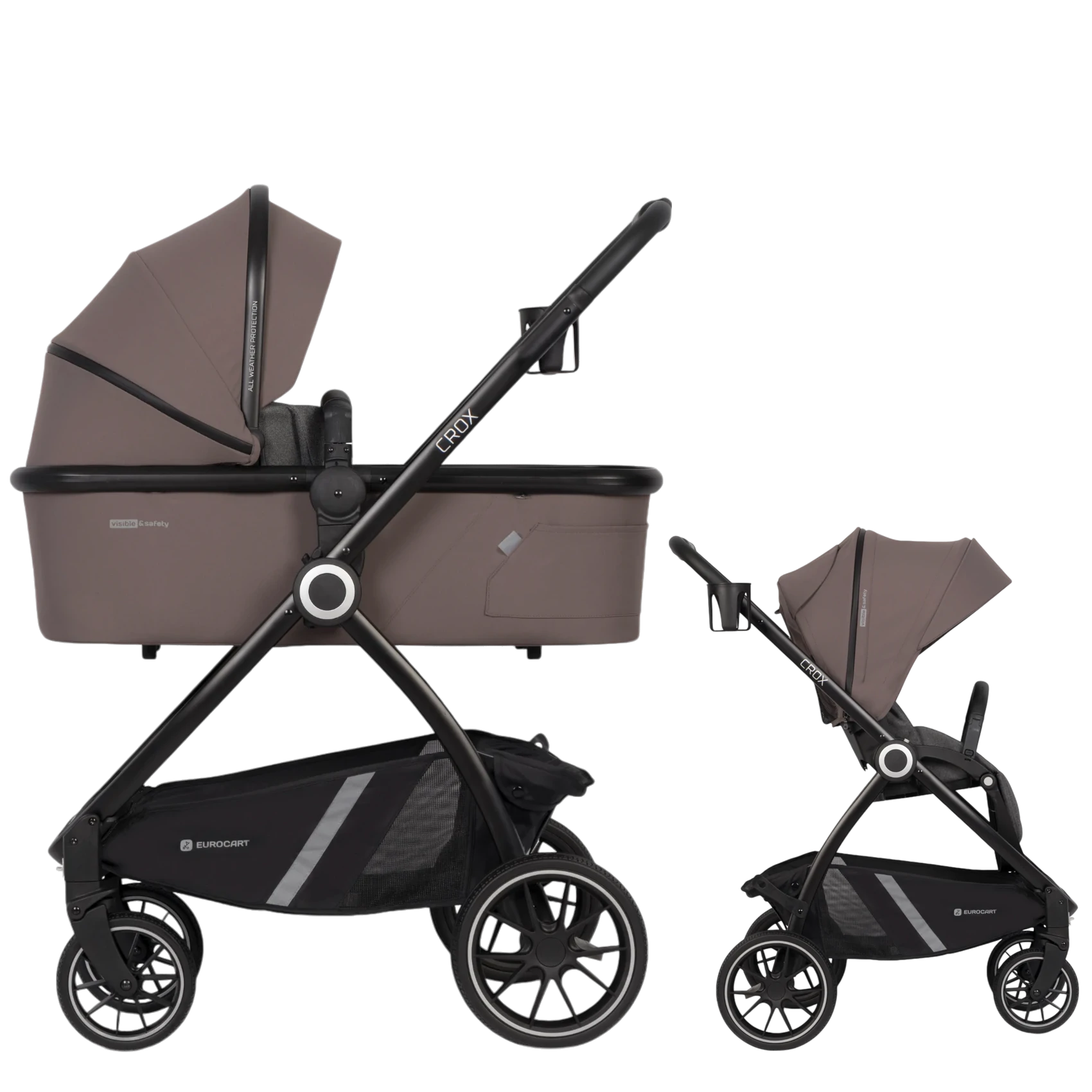 Euro Cart Crox - 2w1 | Taupe