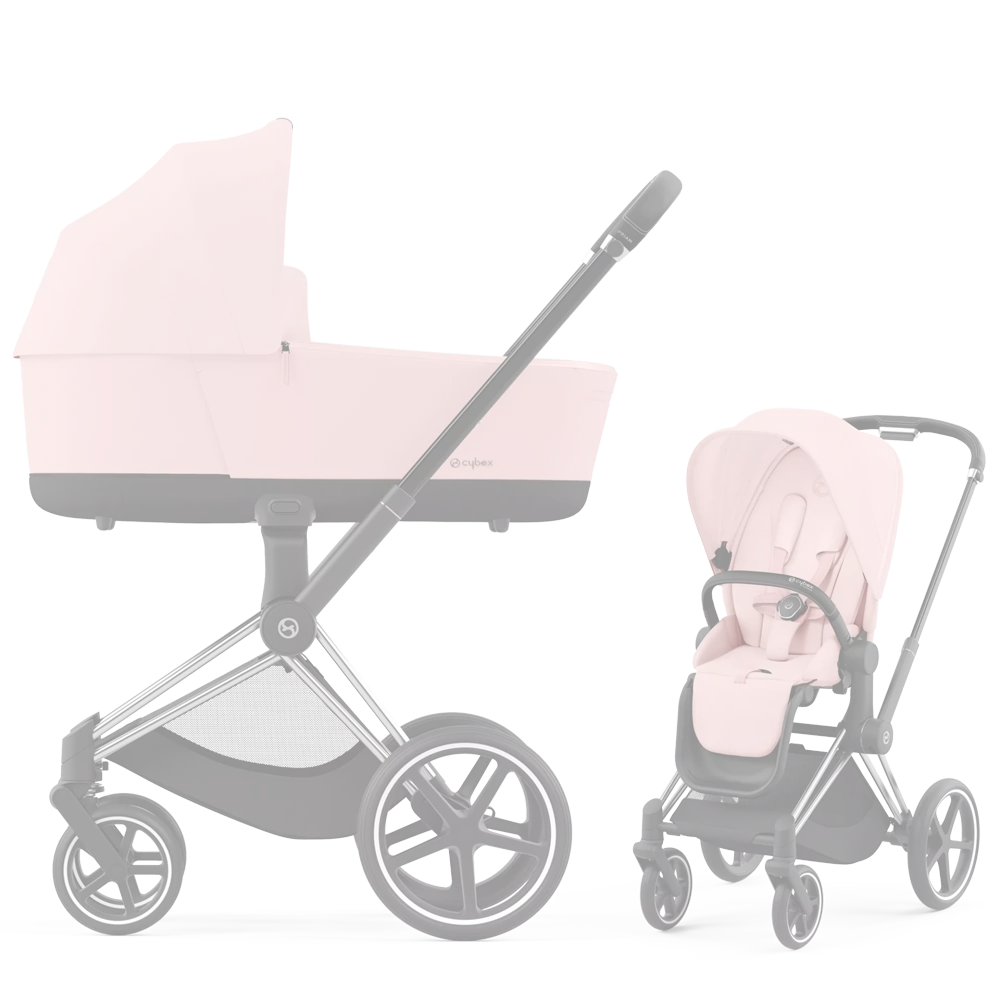 Peach Pink (Chrome Black Frame)