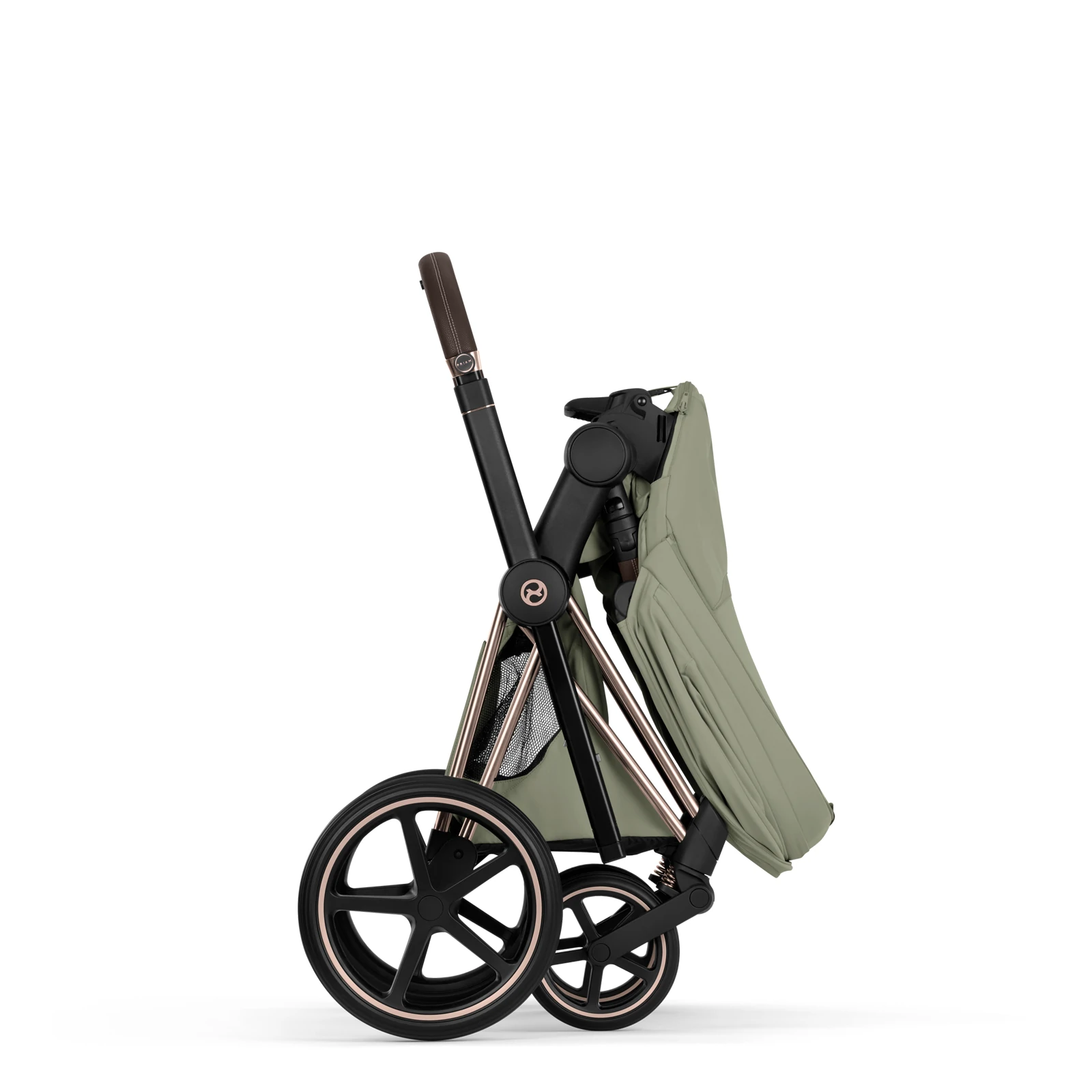 Cybex Priam 5.0 - wózek 4w1 | Sage Green - Rosegold (Style)
