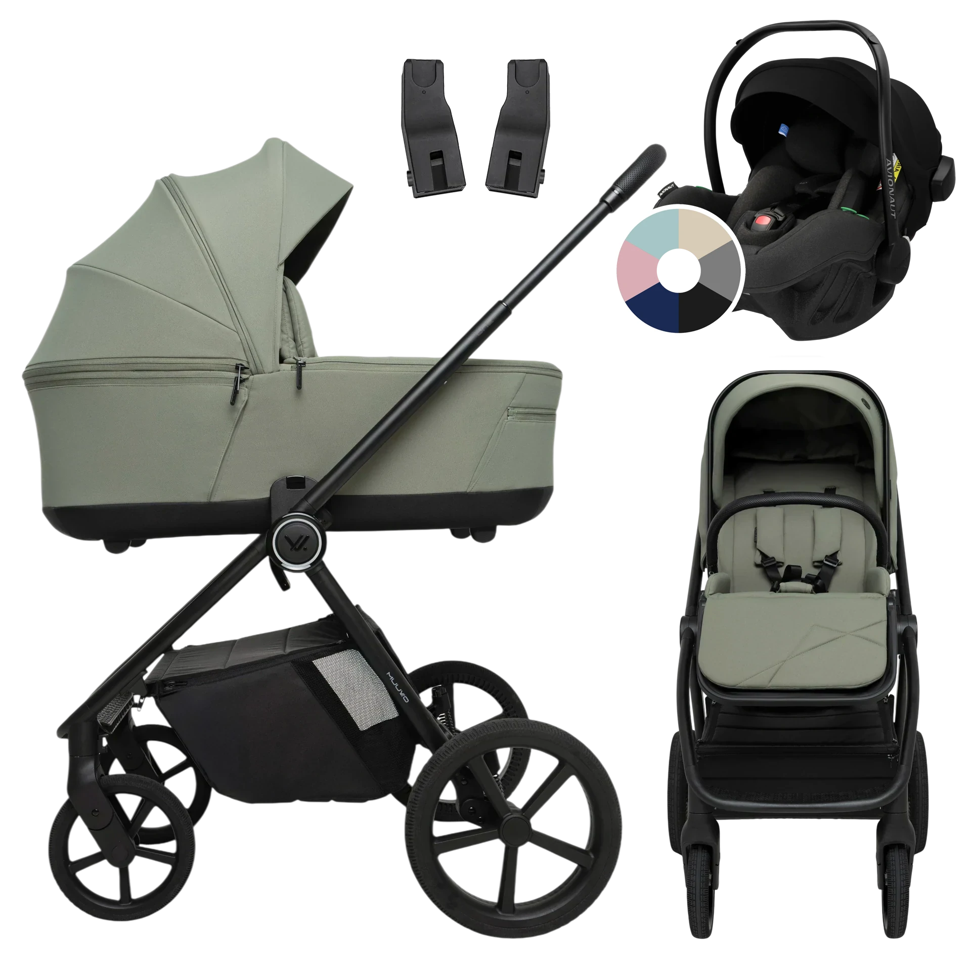 Muuvo One + Avionaut Pixel Pro 2.0 C +GRATIS - 3w1 | Olive