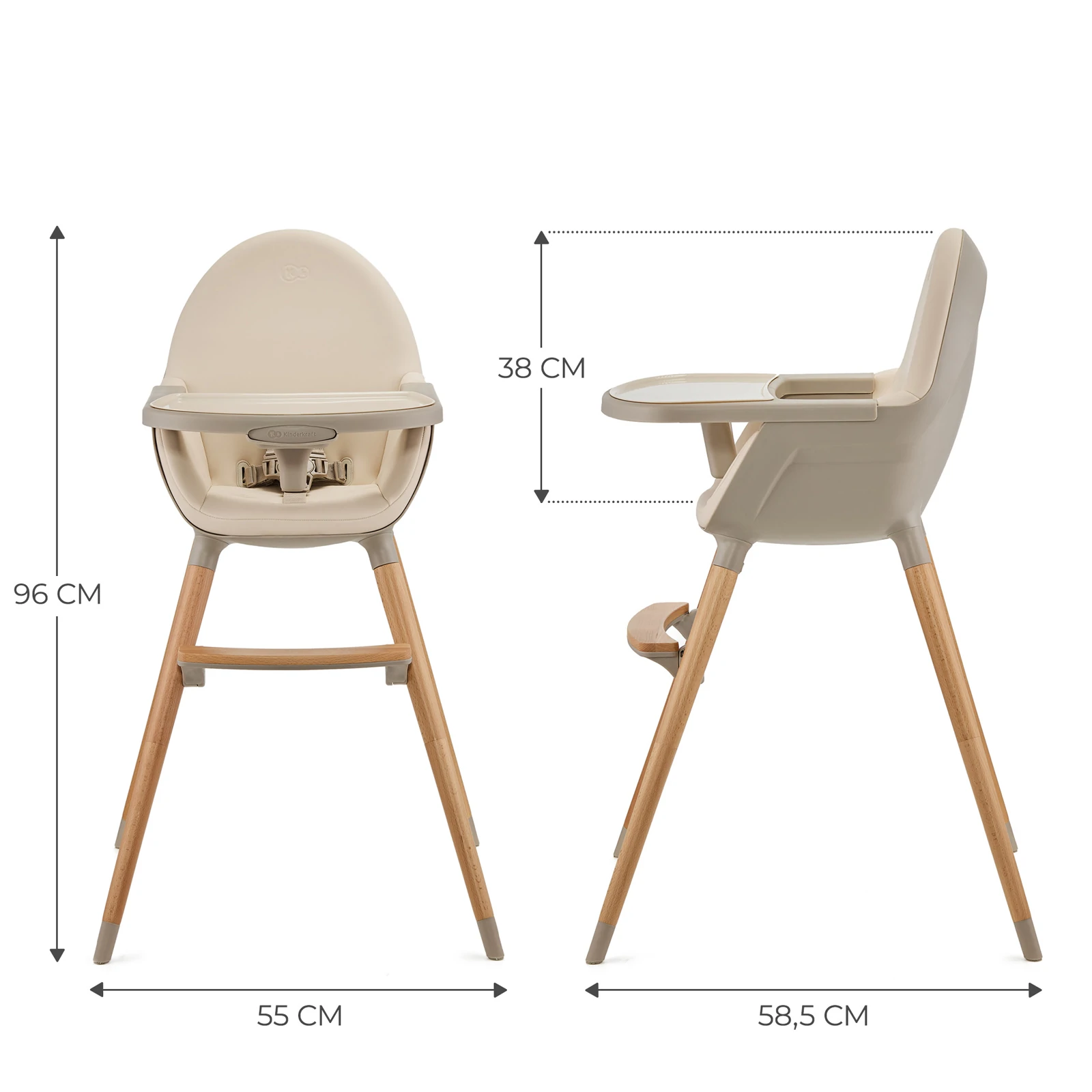Kinderkraft Fini 2 | Beige Kinderkraft Fini 2 | Beige