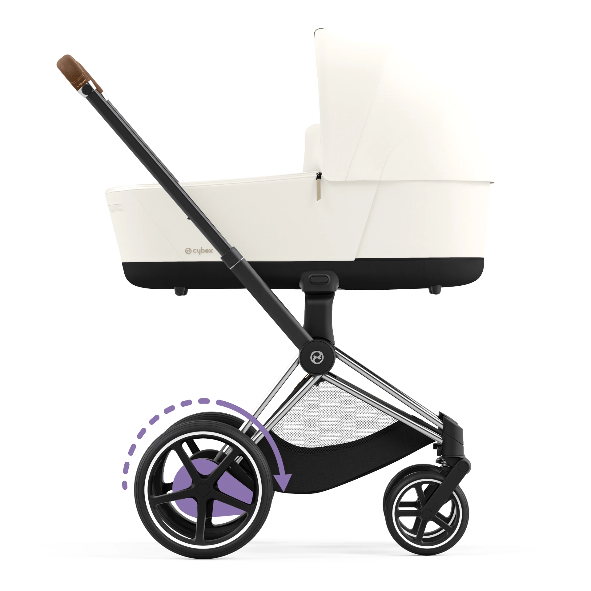 Cybex e-Priam 4.0 - 2w1 | Off White (Chrome Brown Frame)