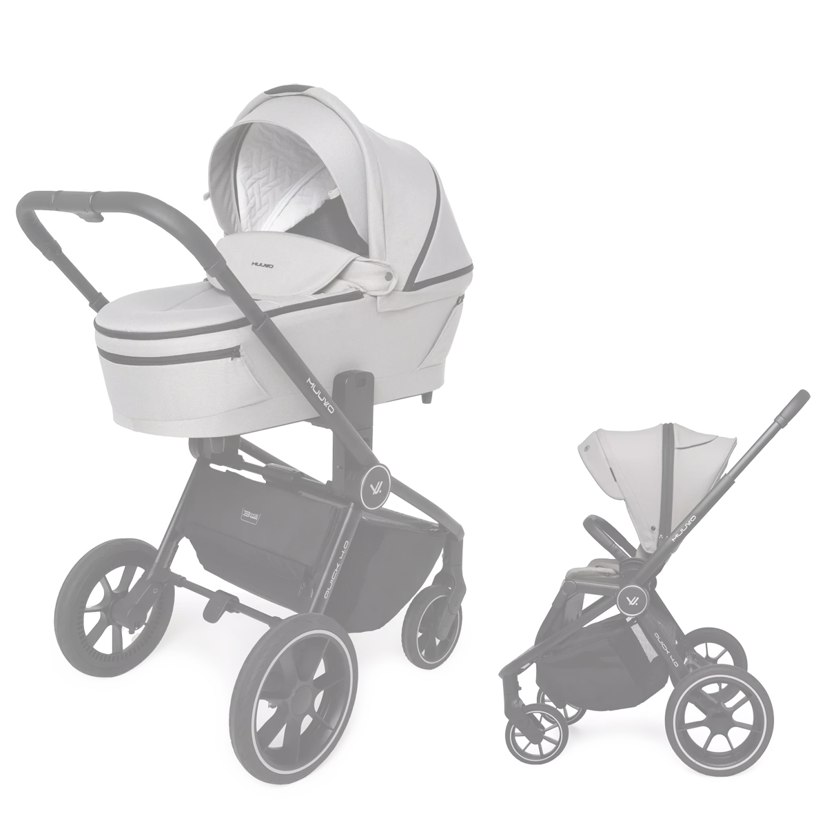 Muuvo Quick 4.0 +GRATIS - 3w1 | Steel Grey