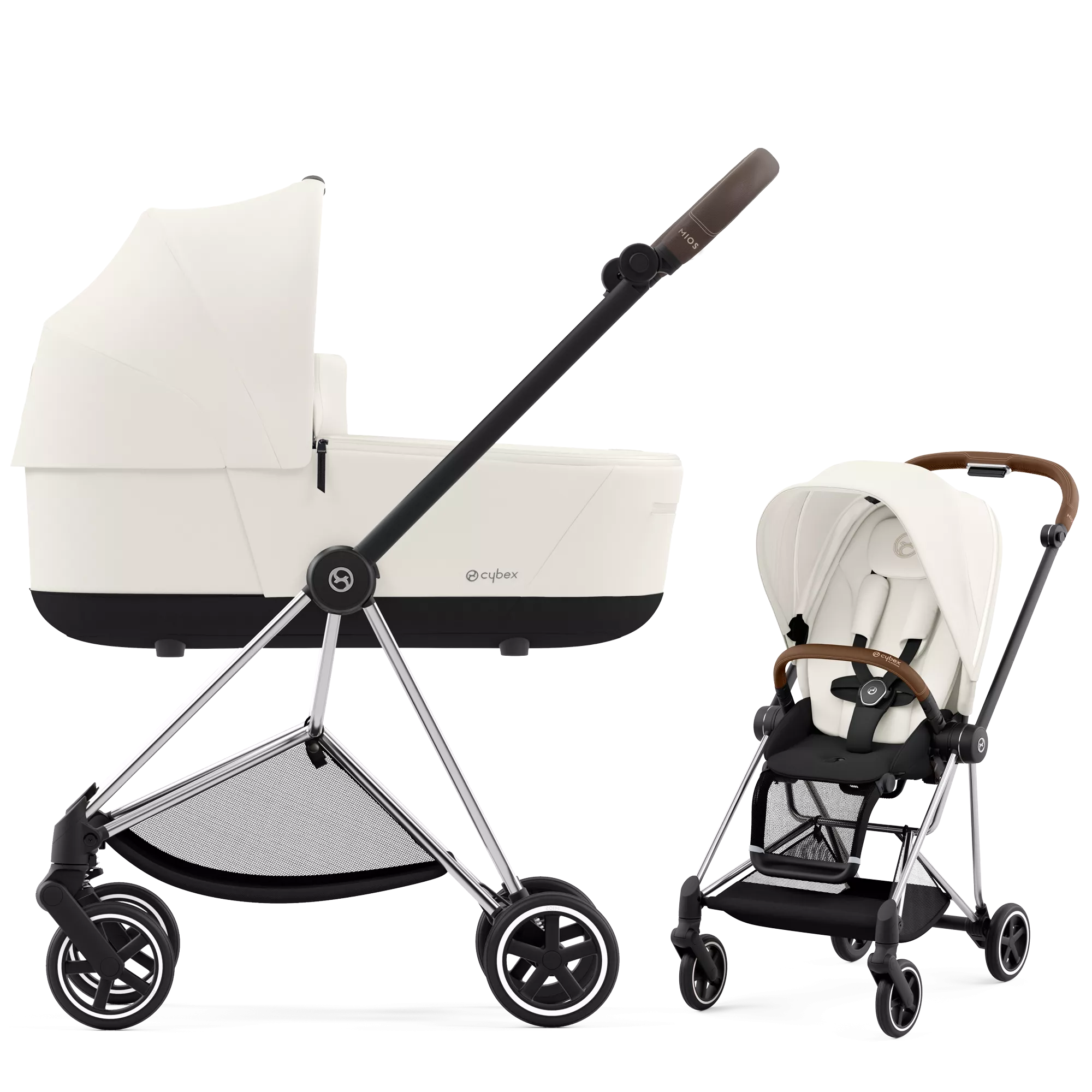 Cybex Mios 3.0 - 2w1 | Off White (Chrome Brown Frame)