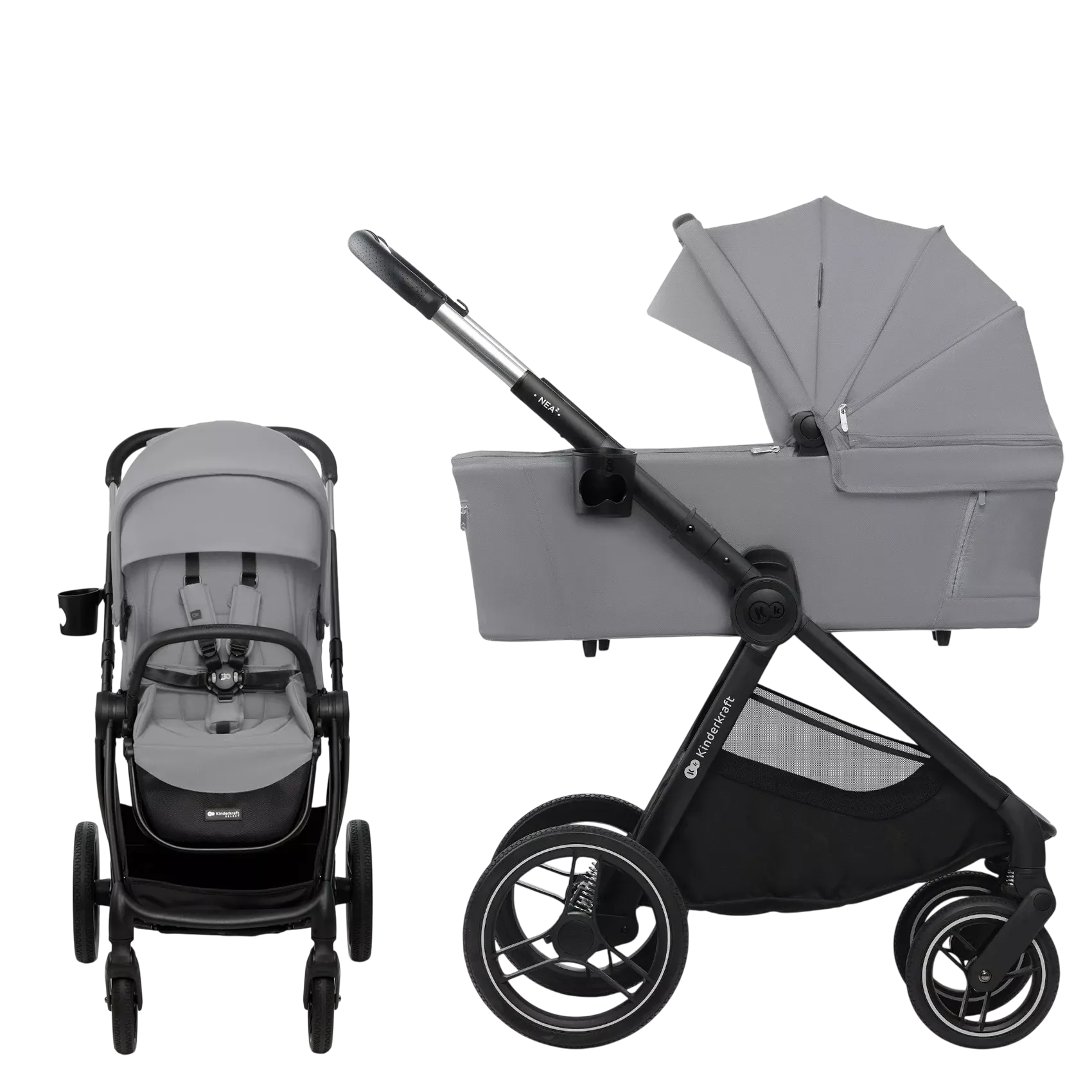 Kinderkraft Nea 2 - 2w1 | Platinum Grey
