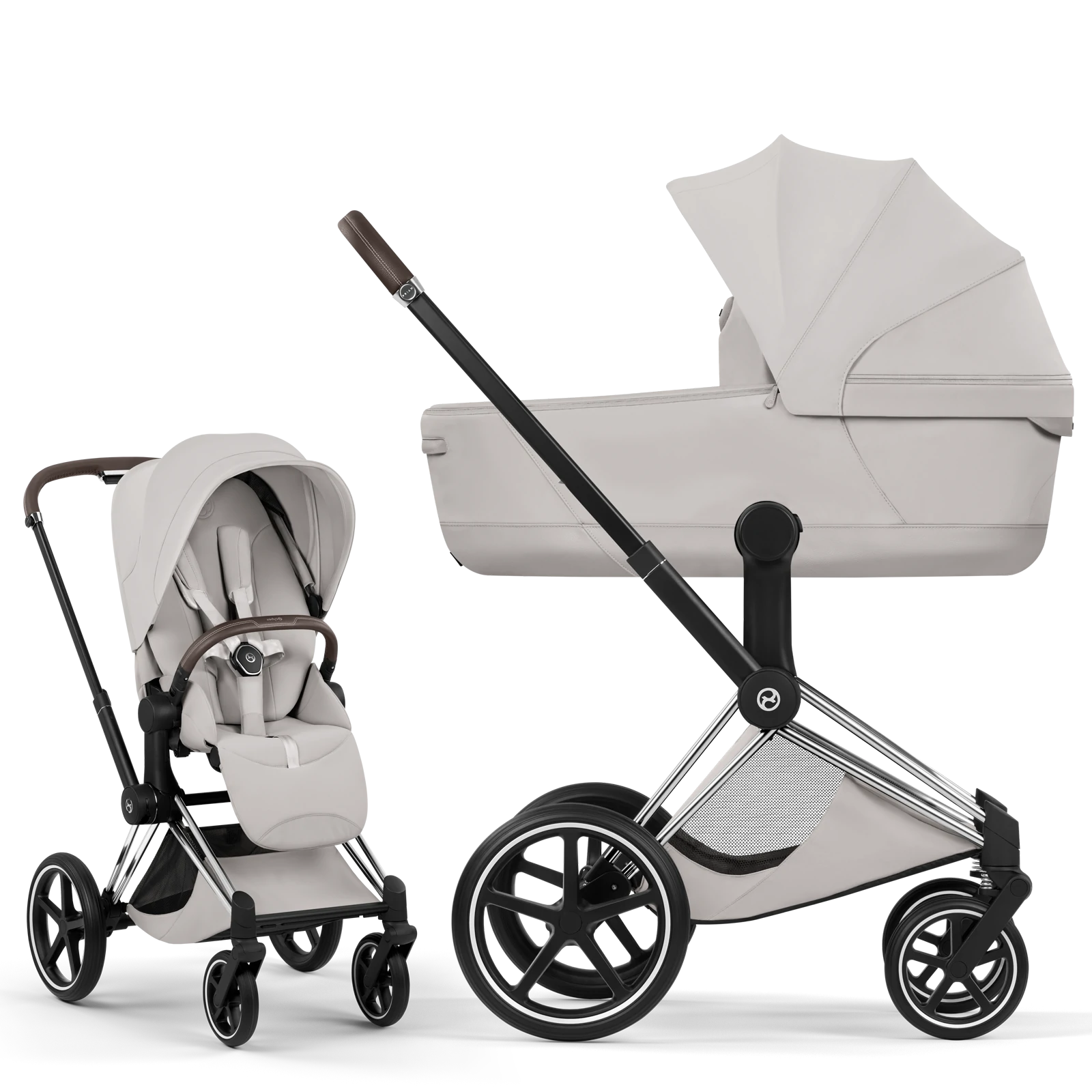 Cybex Priam 5.0 - wózek 2w1 | City Grey - Chrome (Style)