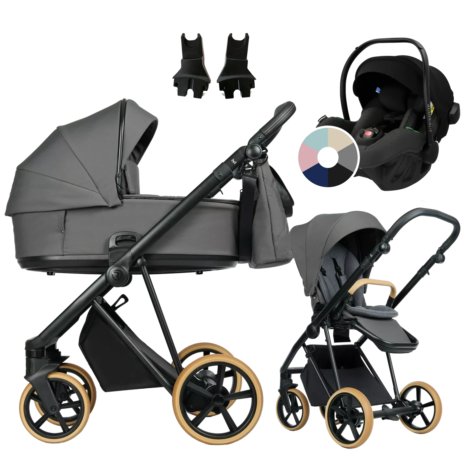 Roan Ivi 2.0 Vintage + Avionaut Pixel Pro 2.0 C +GRATIS - 3w1 | Sicilian Olive