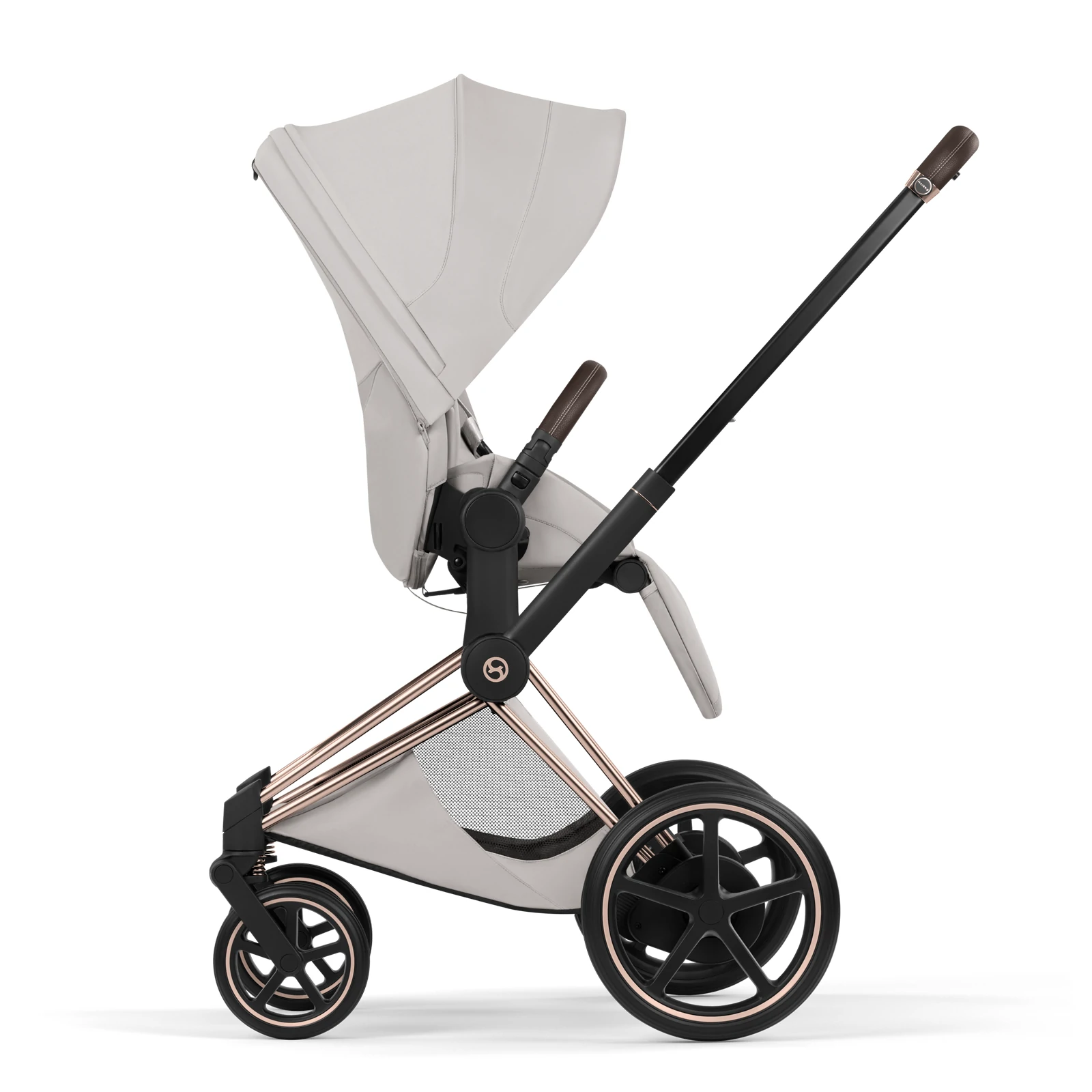 Cybex e-Priam 5.0 - wózek 2w1 | City Grey - Rosegold (Style)