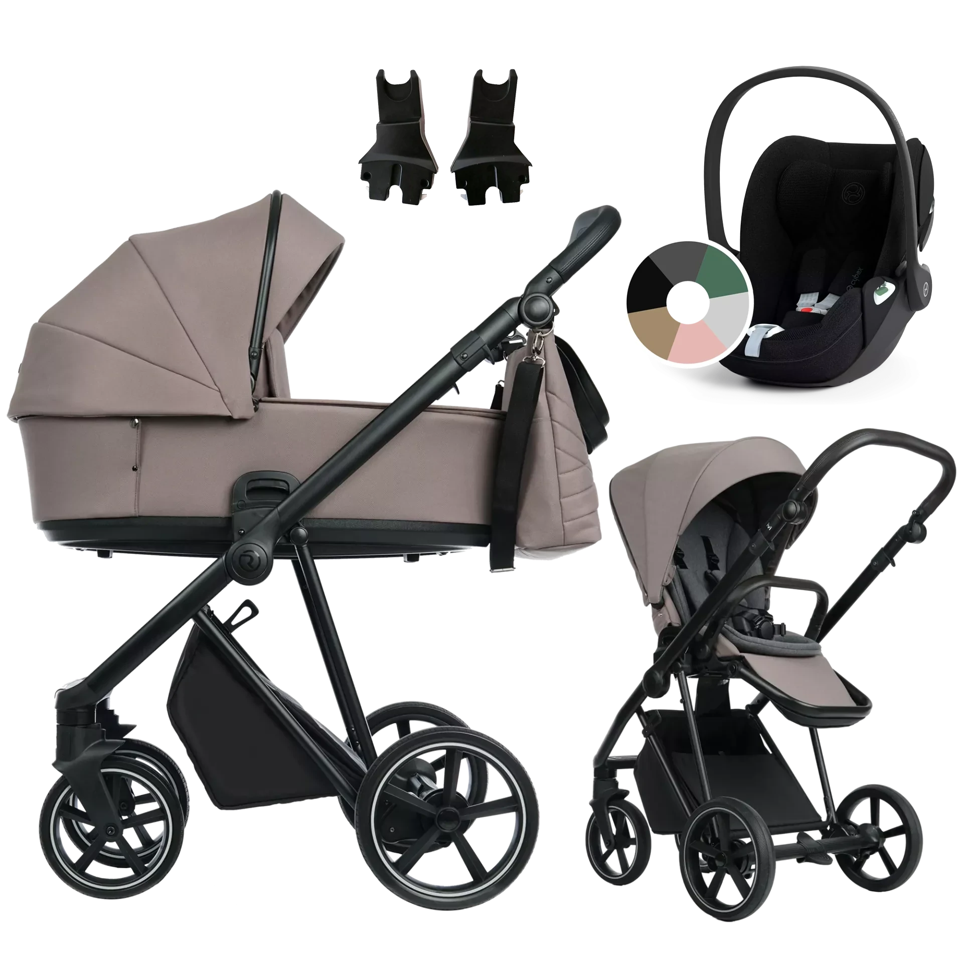 Roan Ivi 2.0 + Cybex Cloud T i-Size +GRATIS - 3w1 | Cocoa