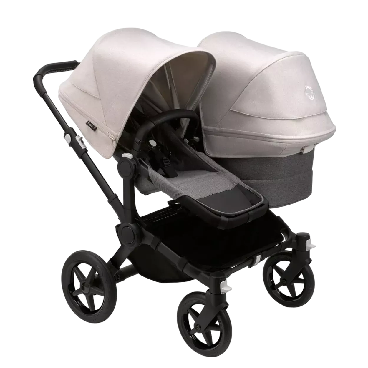 Black-Grey Melange-Misty White