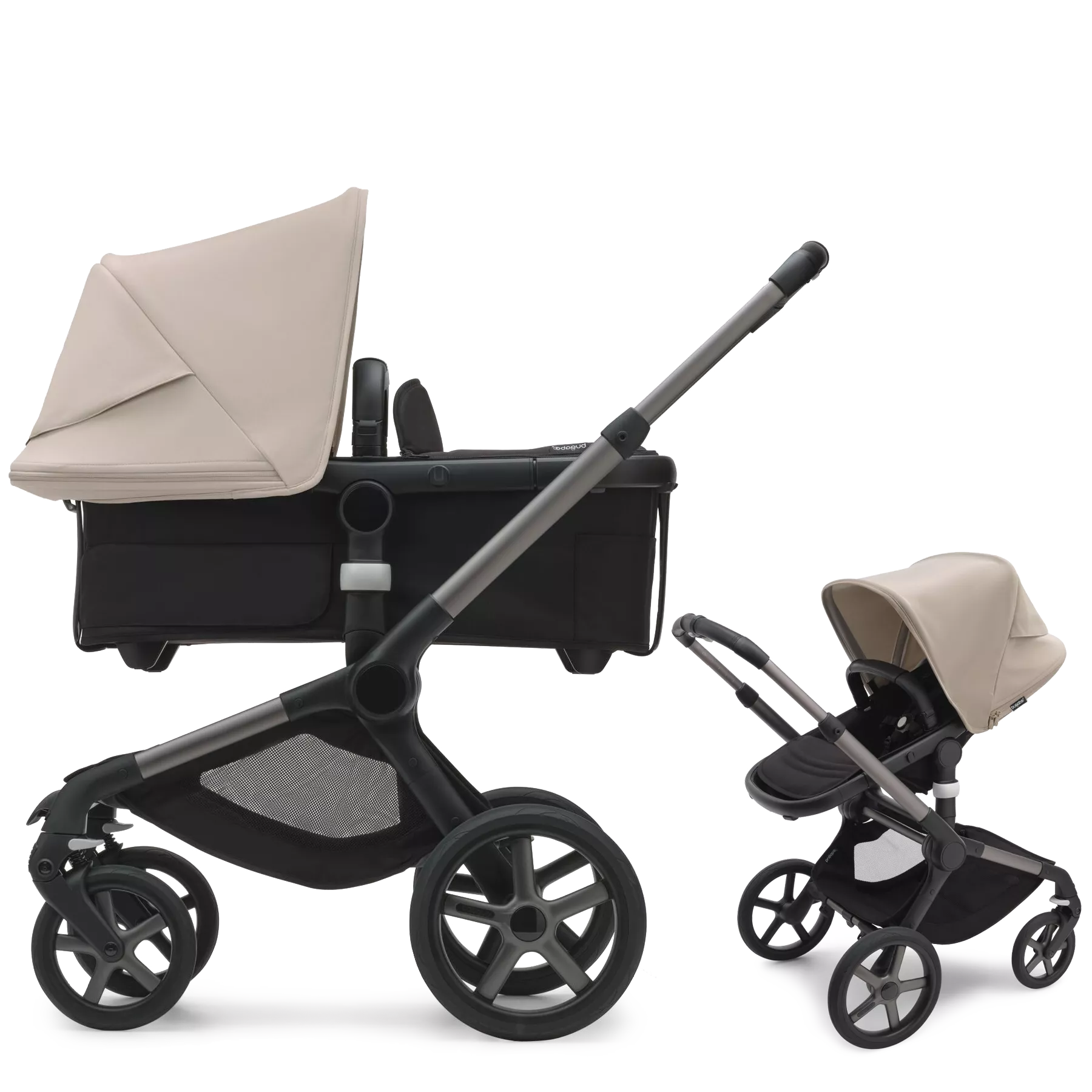 Bugaboo Fox 5 | Graphite-Midnight Black-Desert Taupe