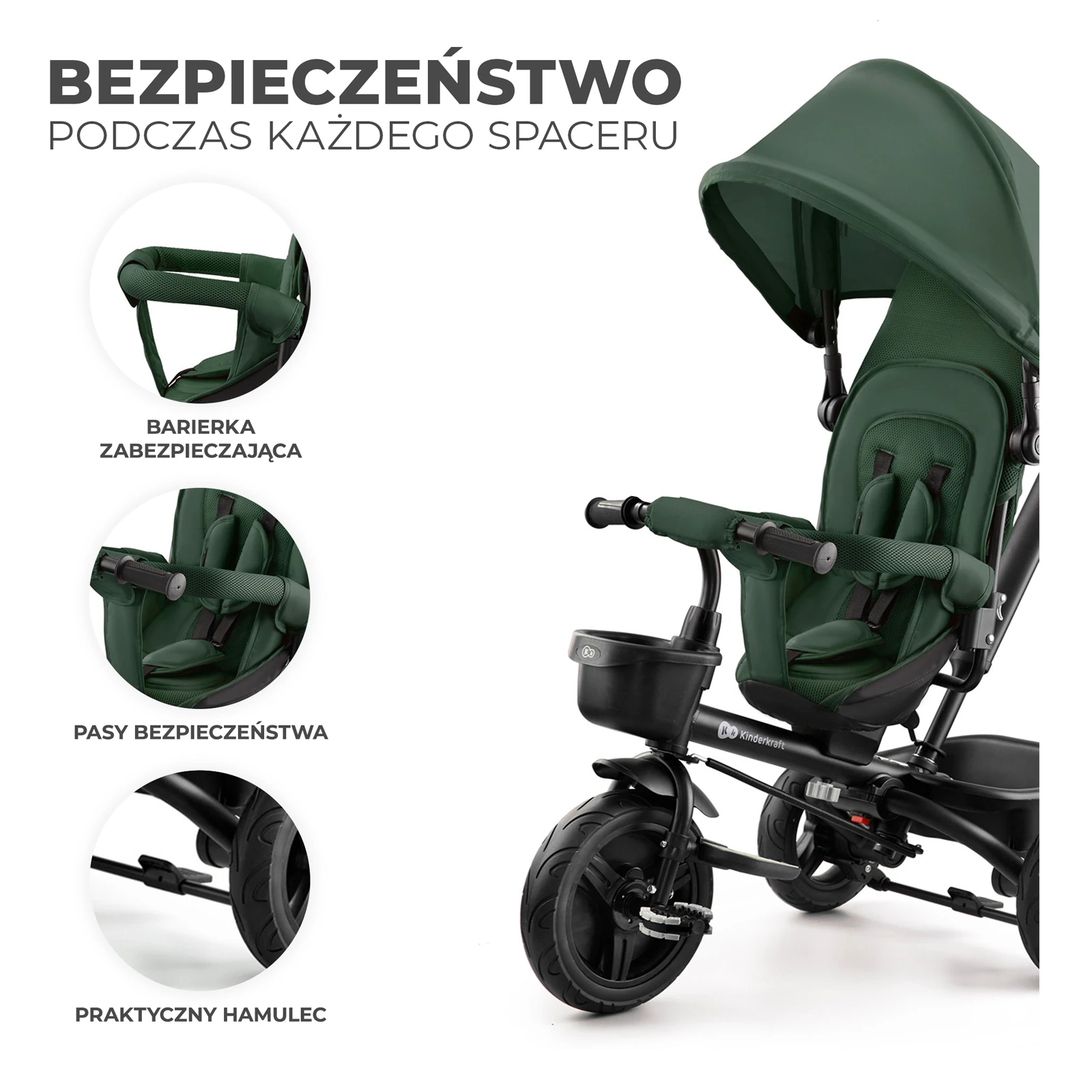 Kinderkraft Aveo | Mystic Green Kinderkraft Aveo | Mystic Green