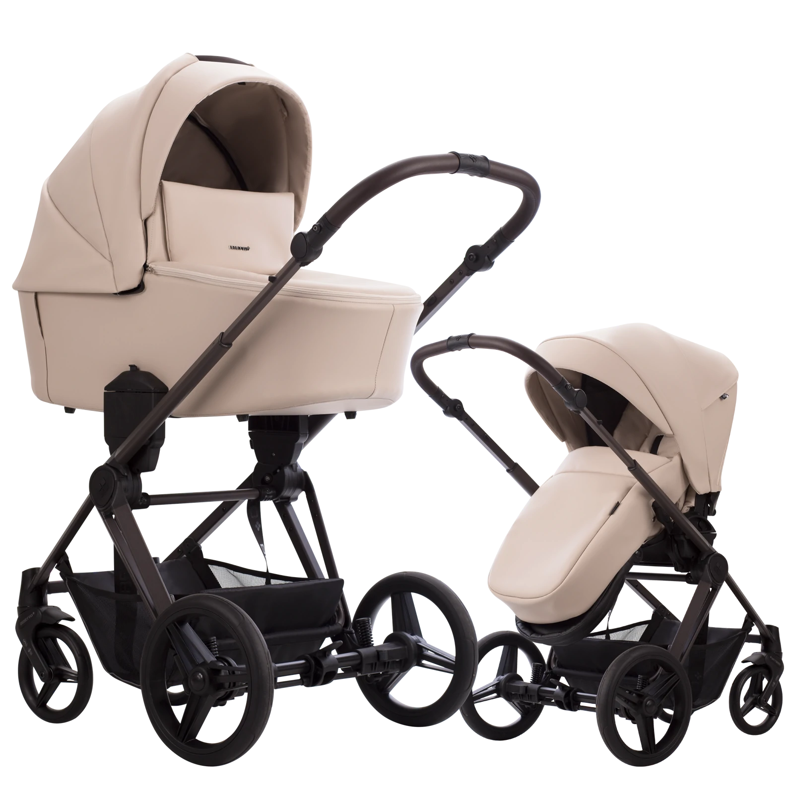 Bebetto Nuvio - wózek 2w1 | Pro 02 Brown