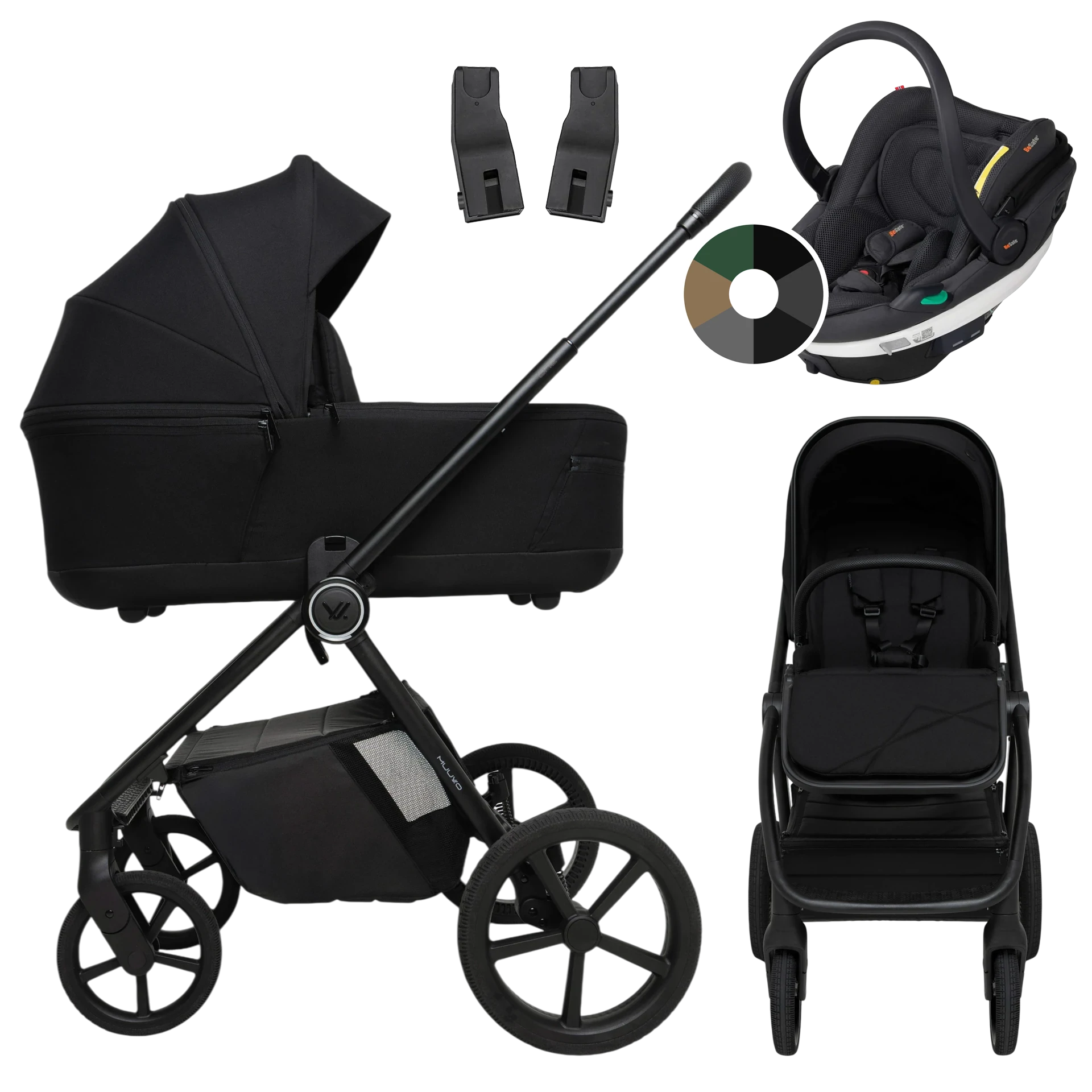 Muuvo One + BeSafe Go Beyond +GRATIS - 3w1 | Negro