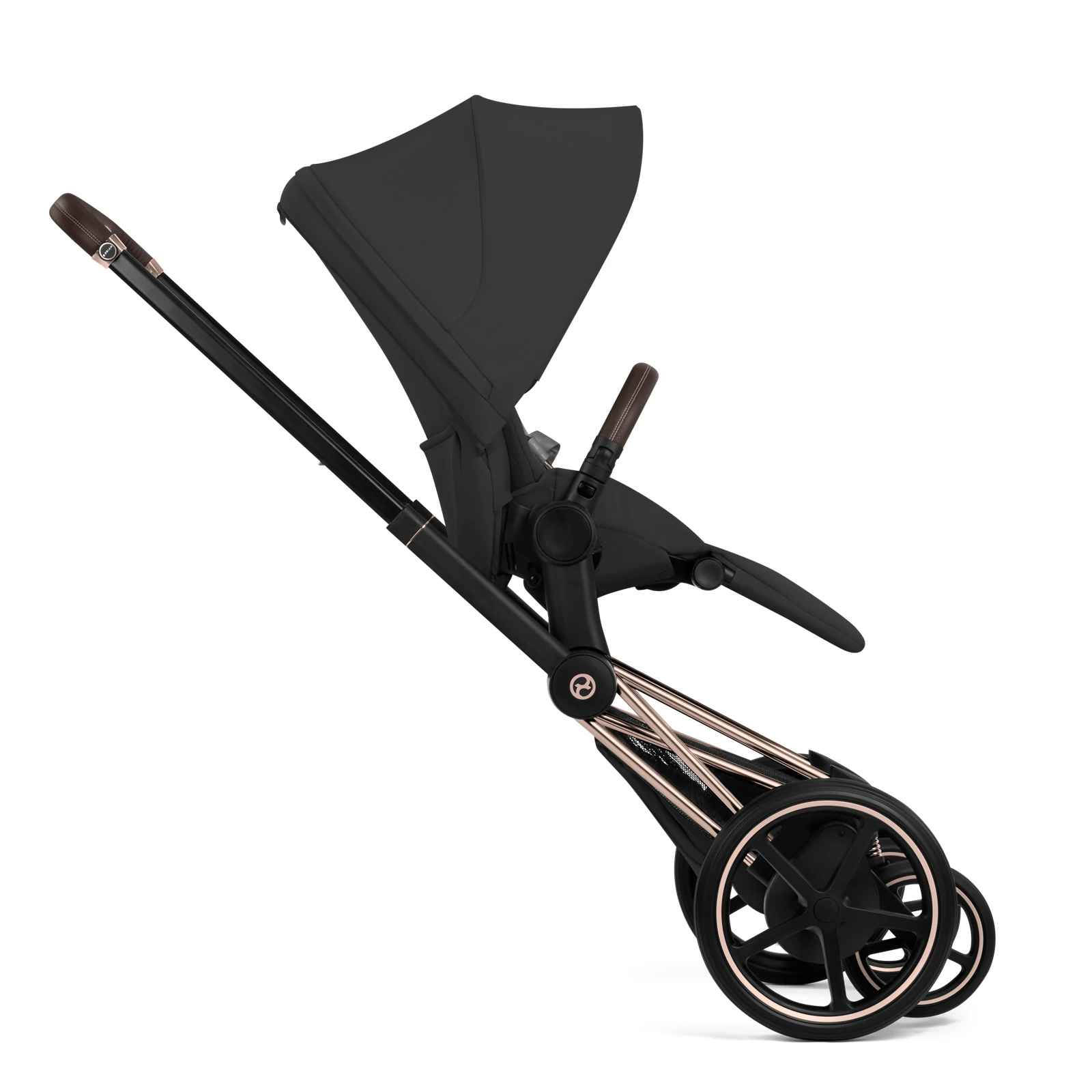 Cybex e-Priam 5.0 - wózek 2w1 | Sepia Black - Rosegold (Comfort)