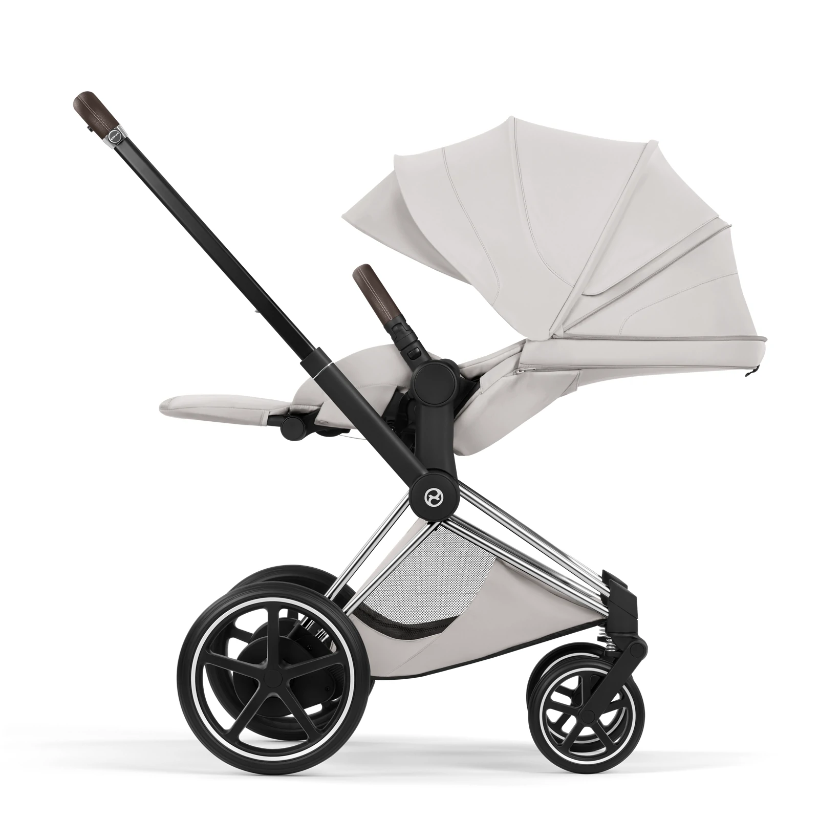 Cybex e-Priam 5.0 - wózek 2w1 | City Grey - Chrome (Style)