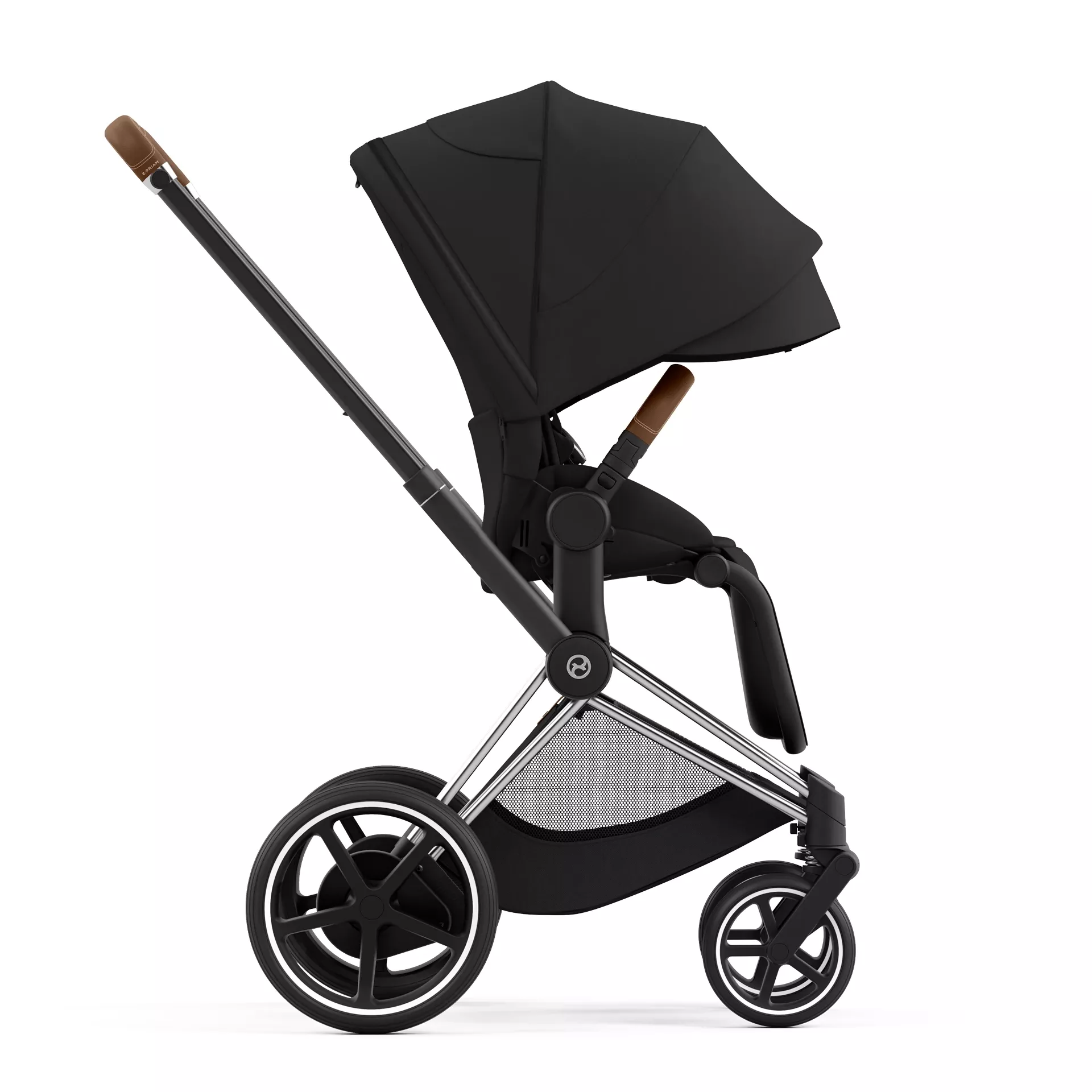 Cybex e-Priam 4.0 - 2w1 | Sepia Black (Chrome Brown Frame) Cybex e-Priam 4.0 - 2w1 | Sepia Black (Chrome Brown Frame)