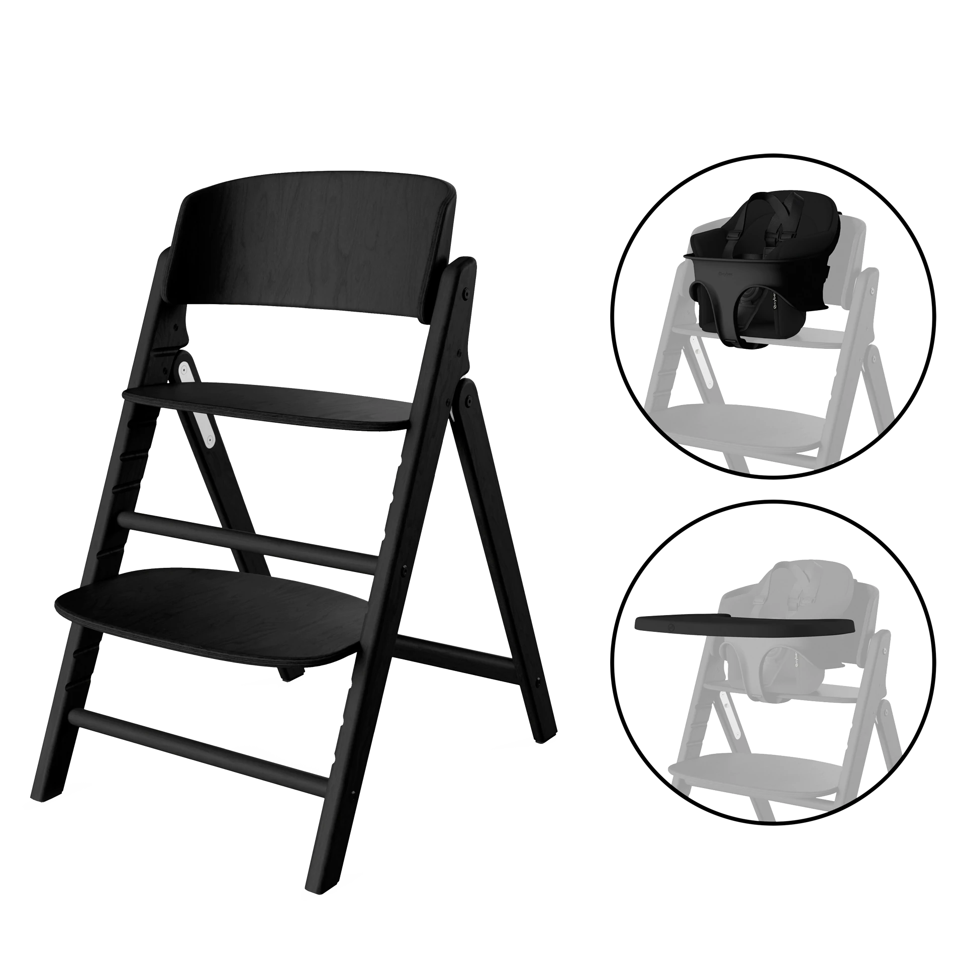 Cybex Click & Fold - zestaw 3w1 | Stunning Black