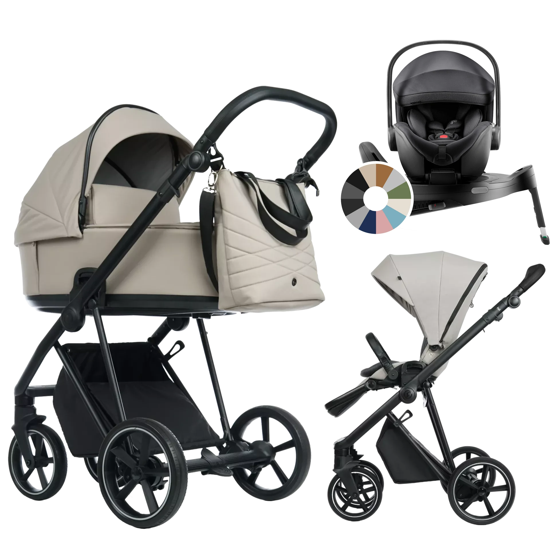 Roan Ivi 2.0 + Britax Römer Baby-Safe Pro + baza Vario 5Z +GRATIS - 4w1 | Sesame