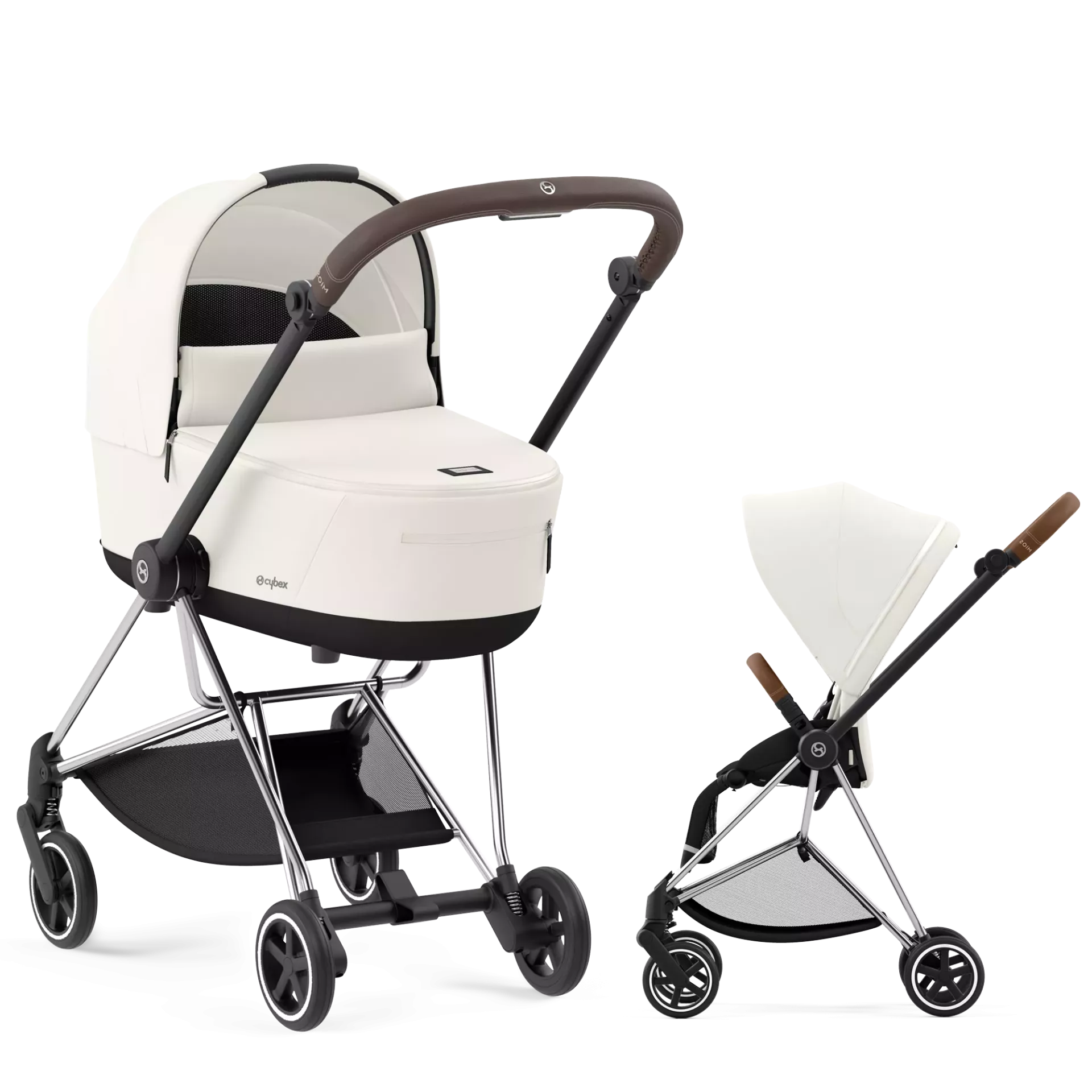 Cybex Mios 3.0 - 2w1 | Off White (Chrome Brown Frame)