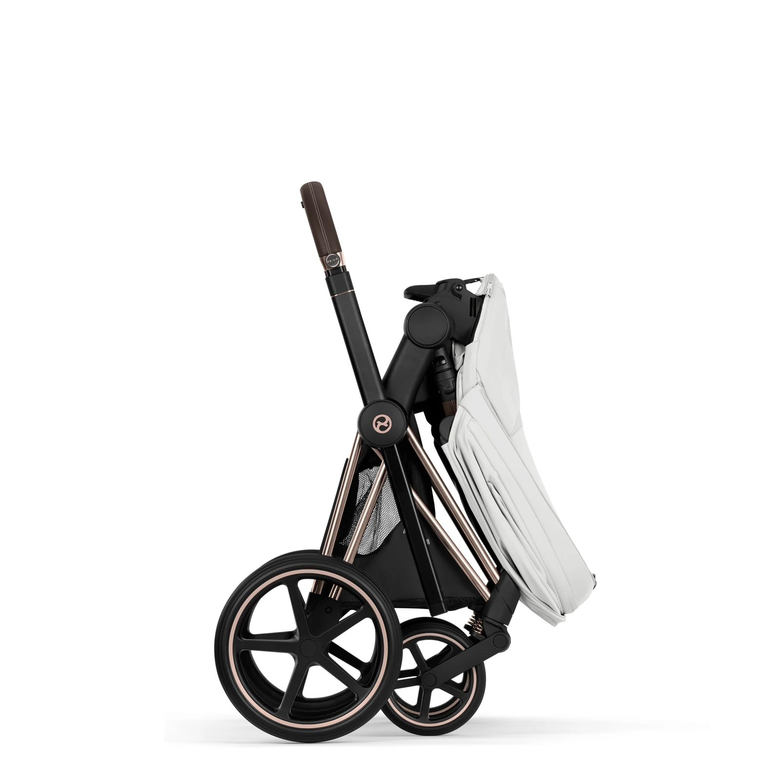 Cybex Priam 5.0 - wózek 4w1 | Off White - Rosegold (Style)