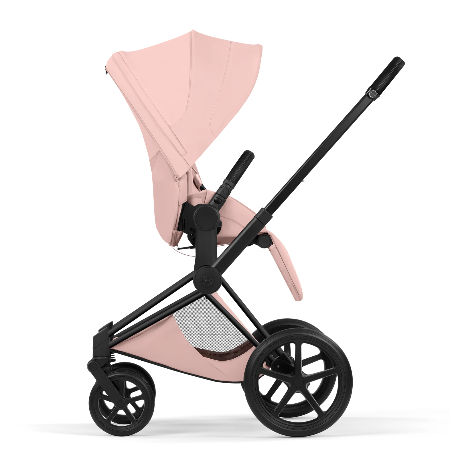 Cybex Priam 5.0 - wózek 4w1 | Peach Pink - Matt Black (Style)