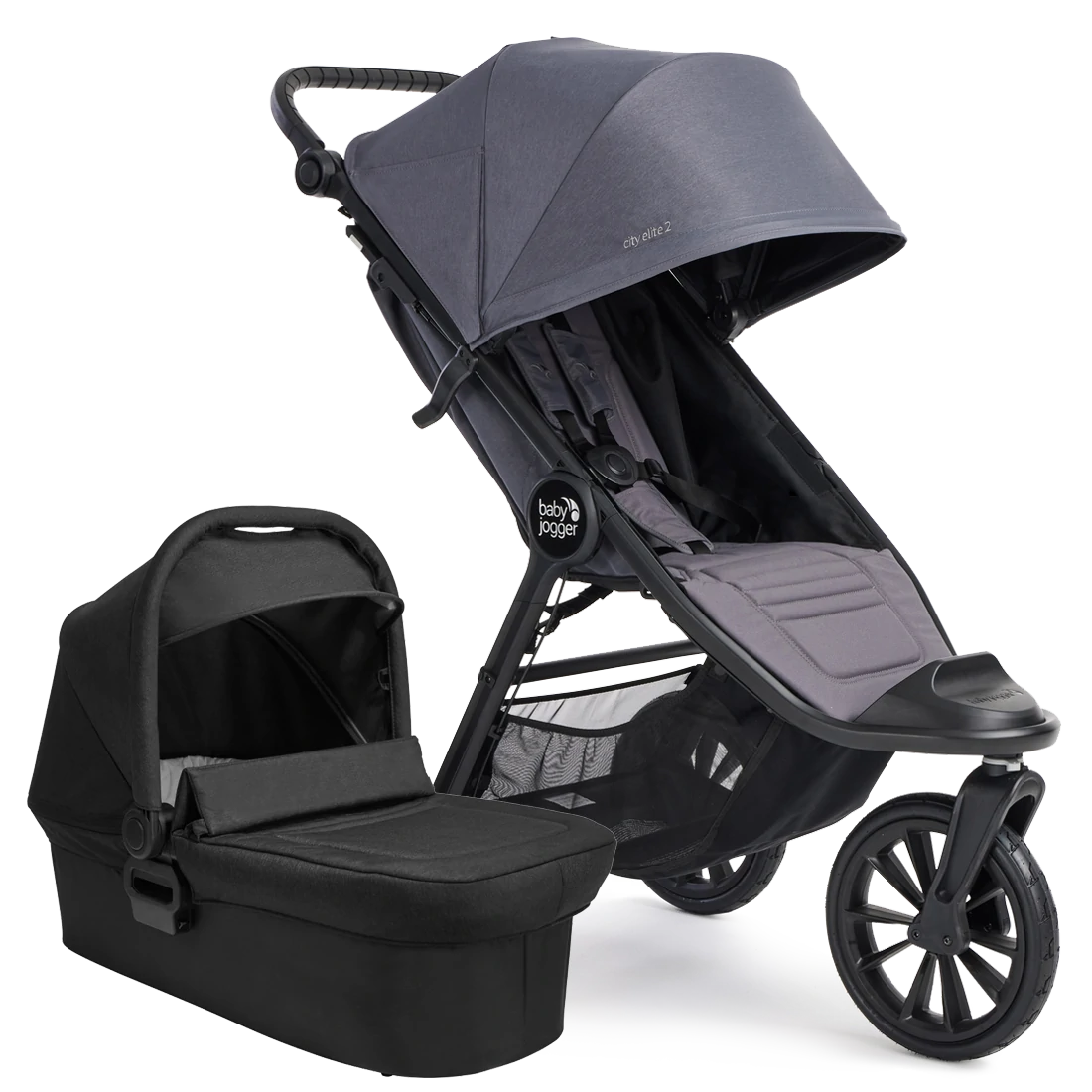 Baby Jogger City Elite 2 +GRATIS - 2w1 | Stone Grey